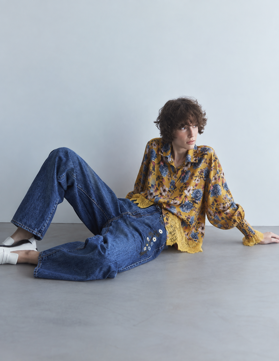 Relaxed-Fit Floral Shirt