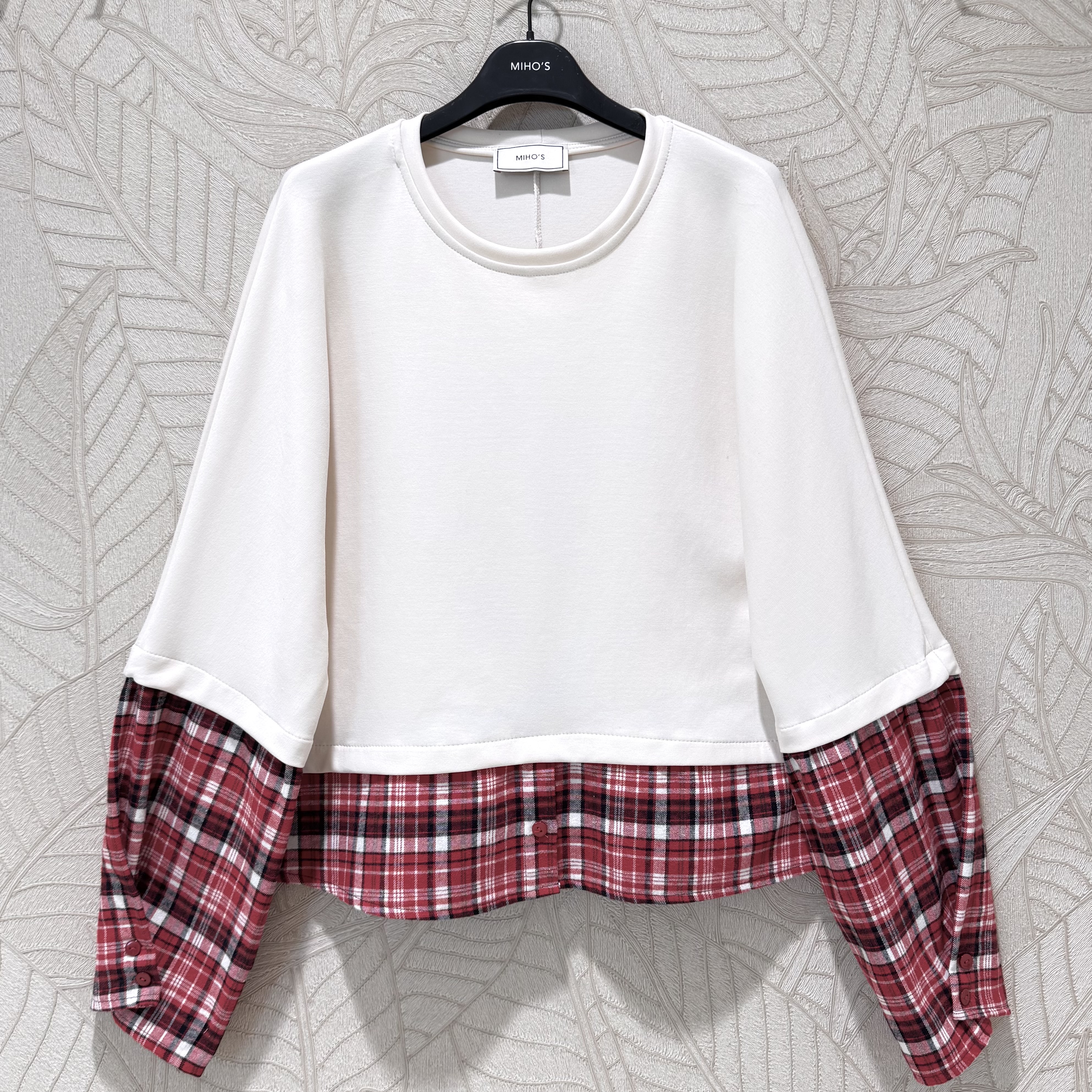 Oversize Sweatshirt with Attached Hem