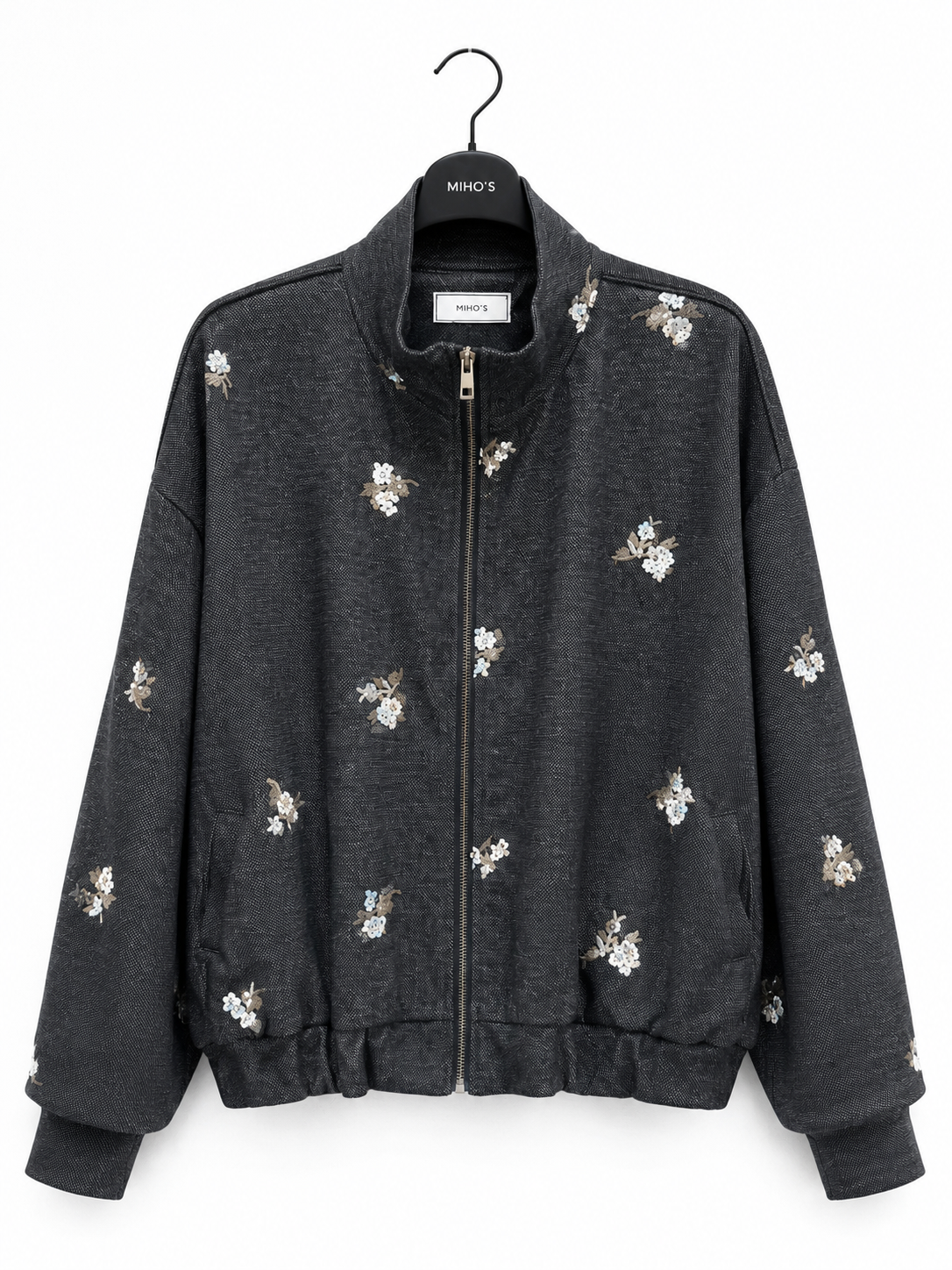 Oversized Half-Turtleneck Jacket
