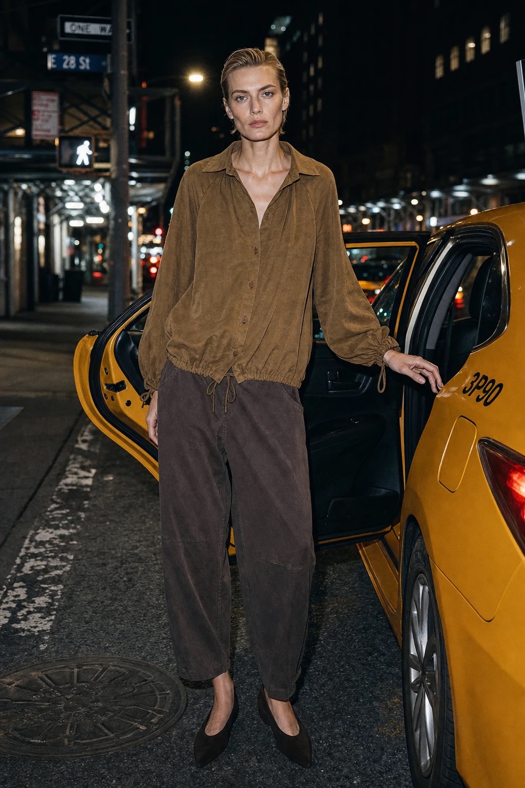 Oversized Snap-Front Jacket