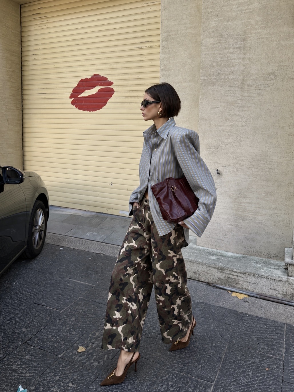Wide Embroidered Trousers