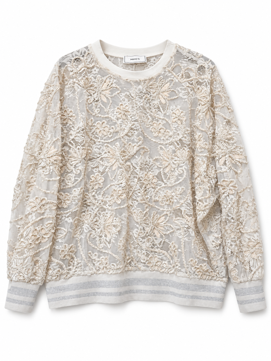 Oversized Sweatshirt with Embroidery
