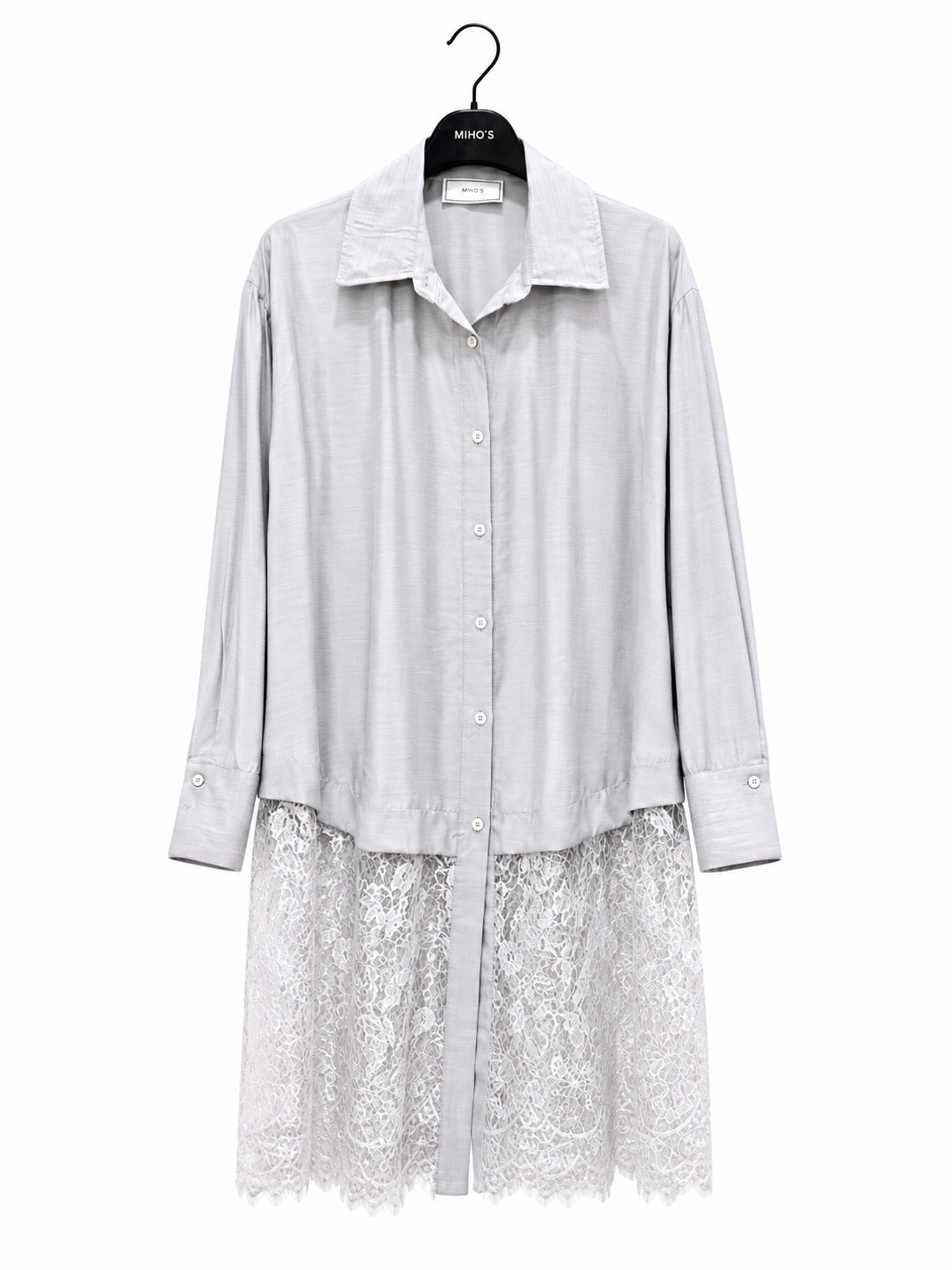 Longline Shirt with Collar