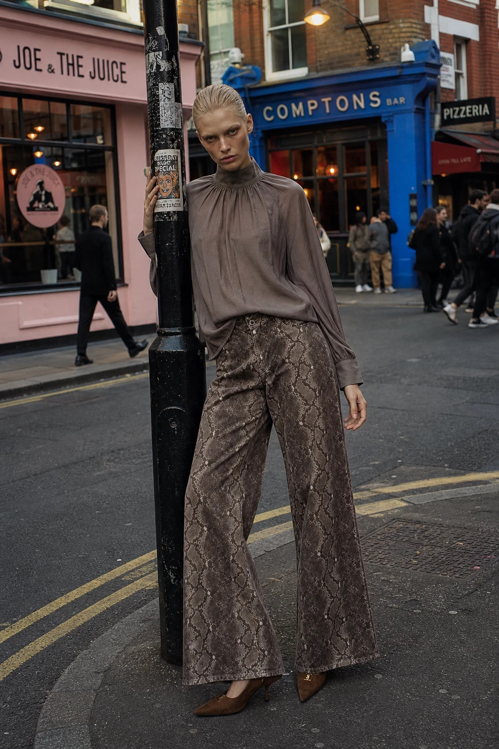 Oversized Sleeve Blouse