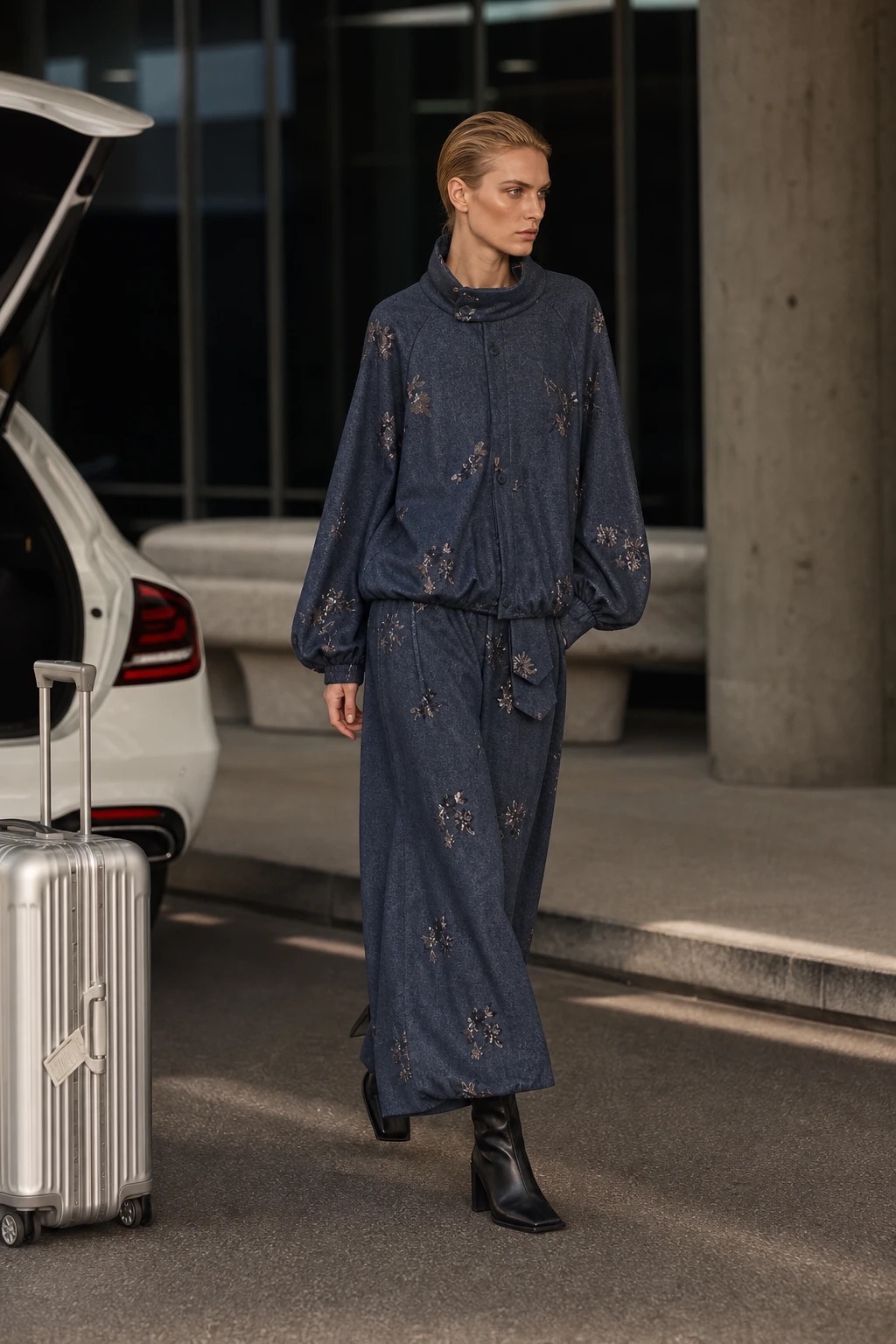 Straight Trousers with Pockets