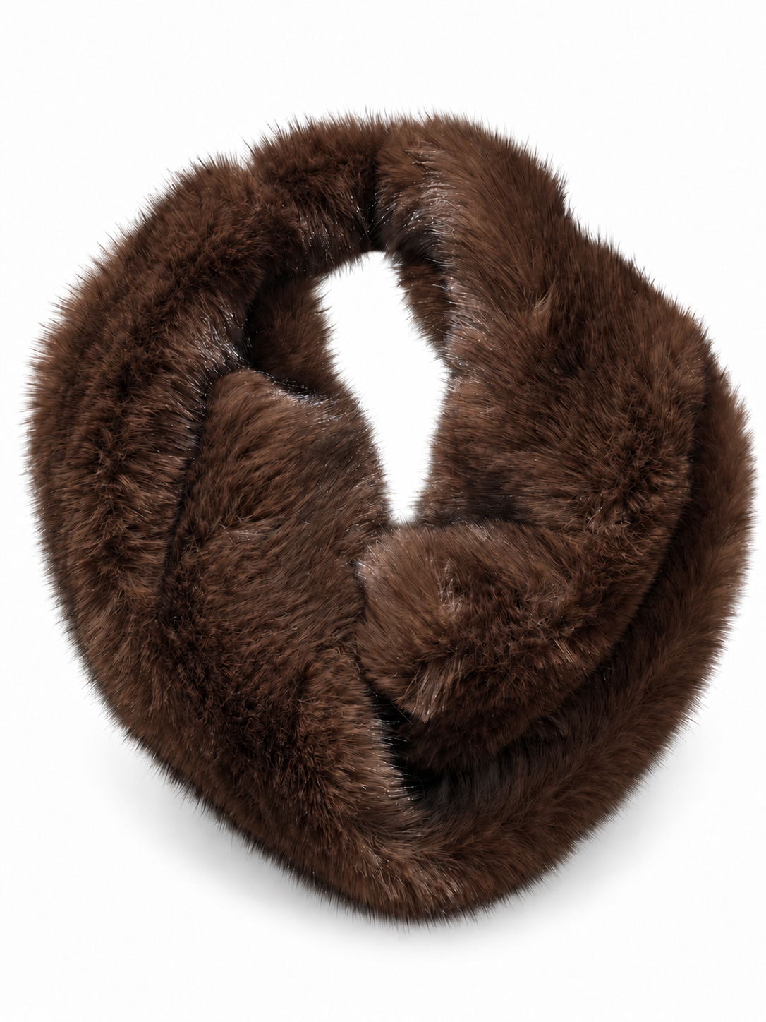 Faux-Fur Snood Scarf