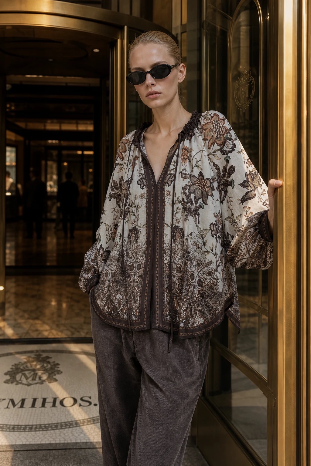 Loose Ruched Blouse