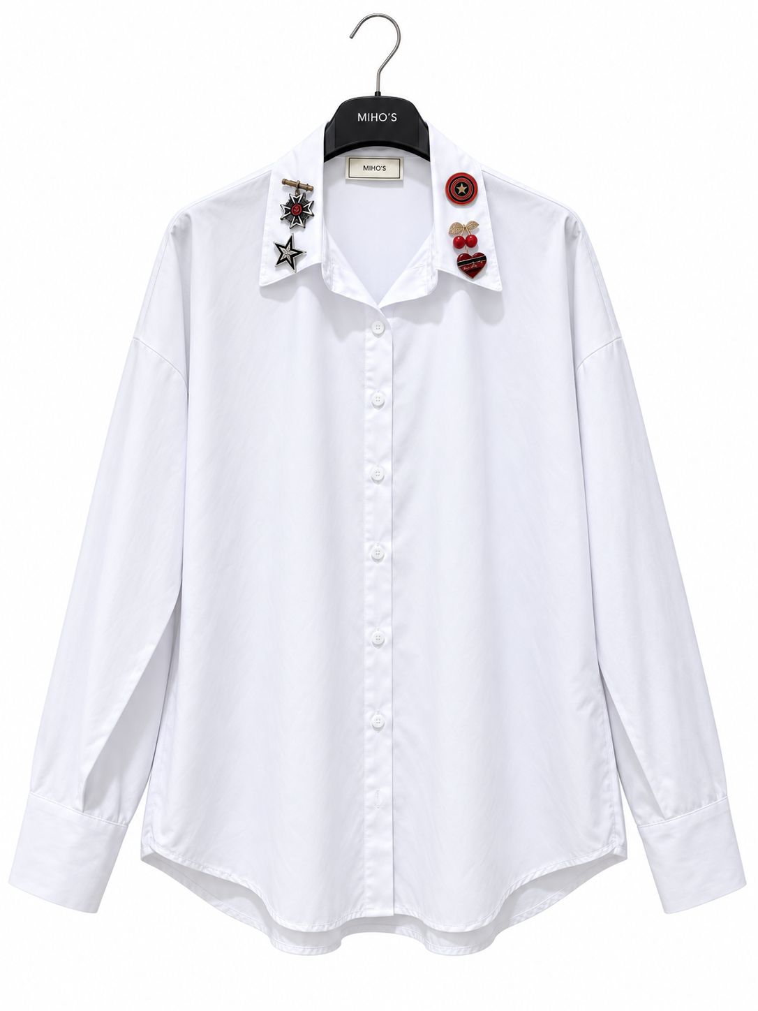 Oversize Shirt with Embroidery