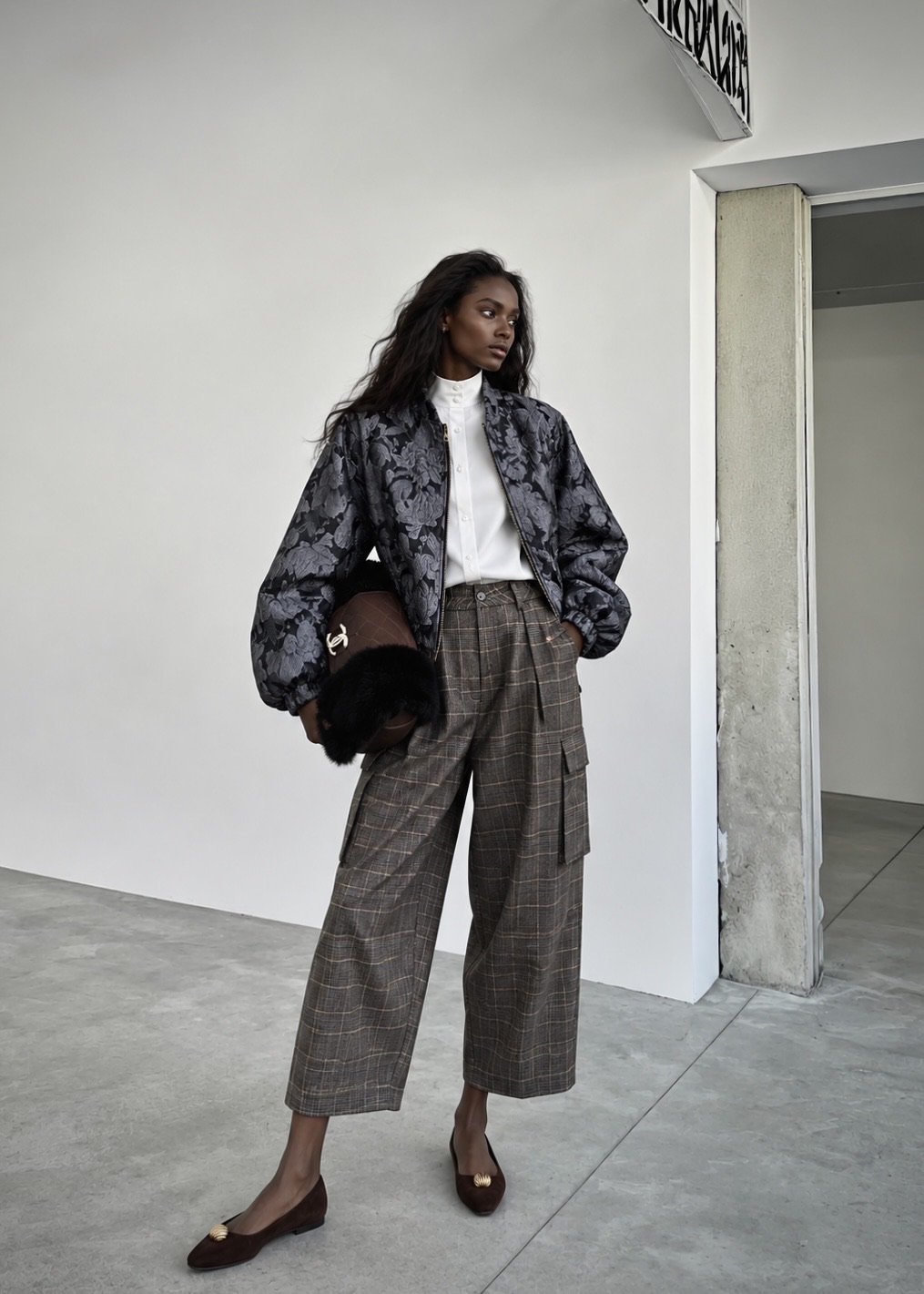 Floral Bomber Jacket