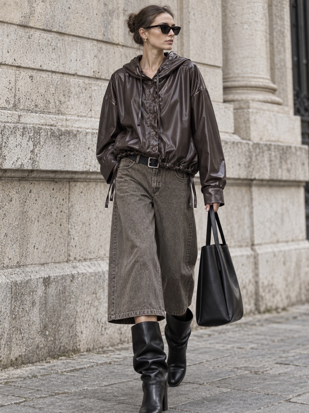 Oversized Hooded Jacket