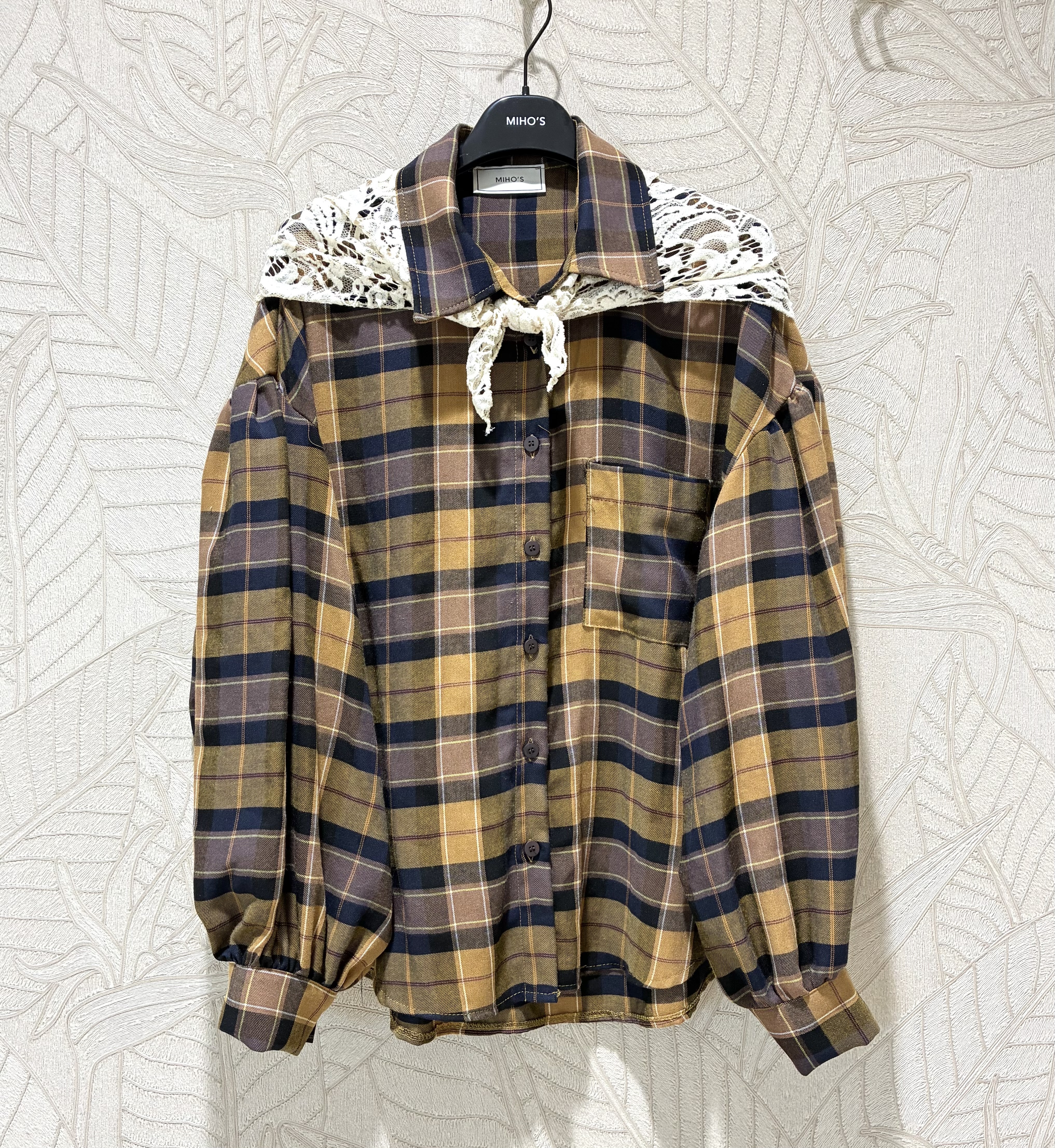Relaxed Lace-Trim Shirt