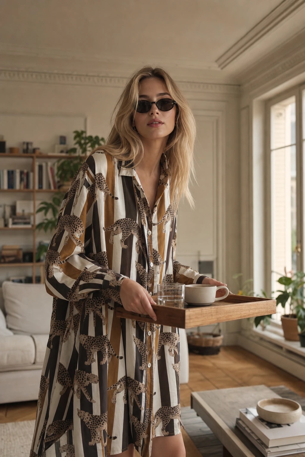 Collared Tunic Shirt