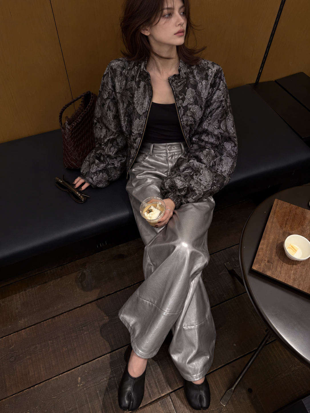 High‑Waist Wide‑Leg Trousers