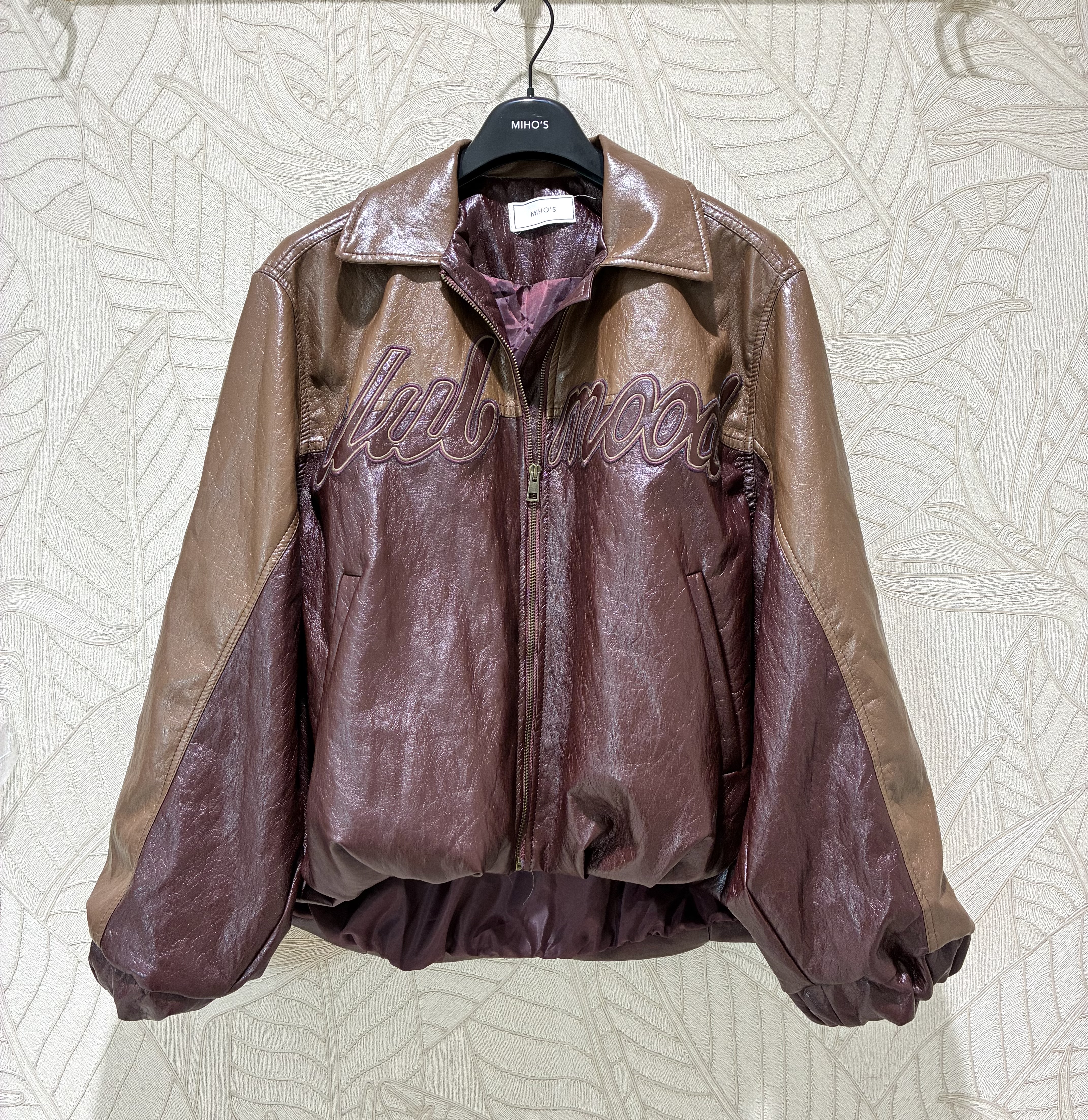 Oversize Bomber Jacket with Collar