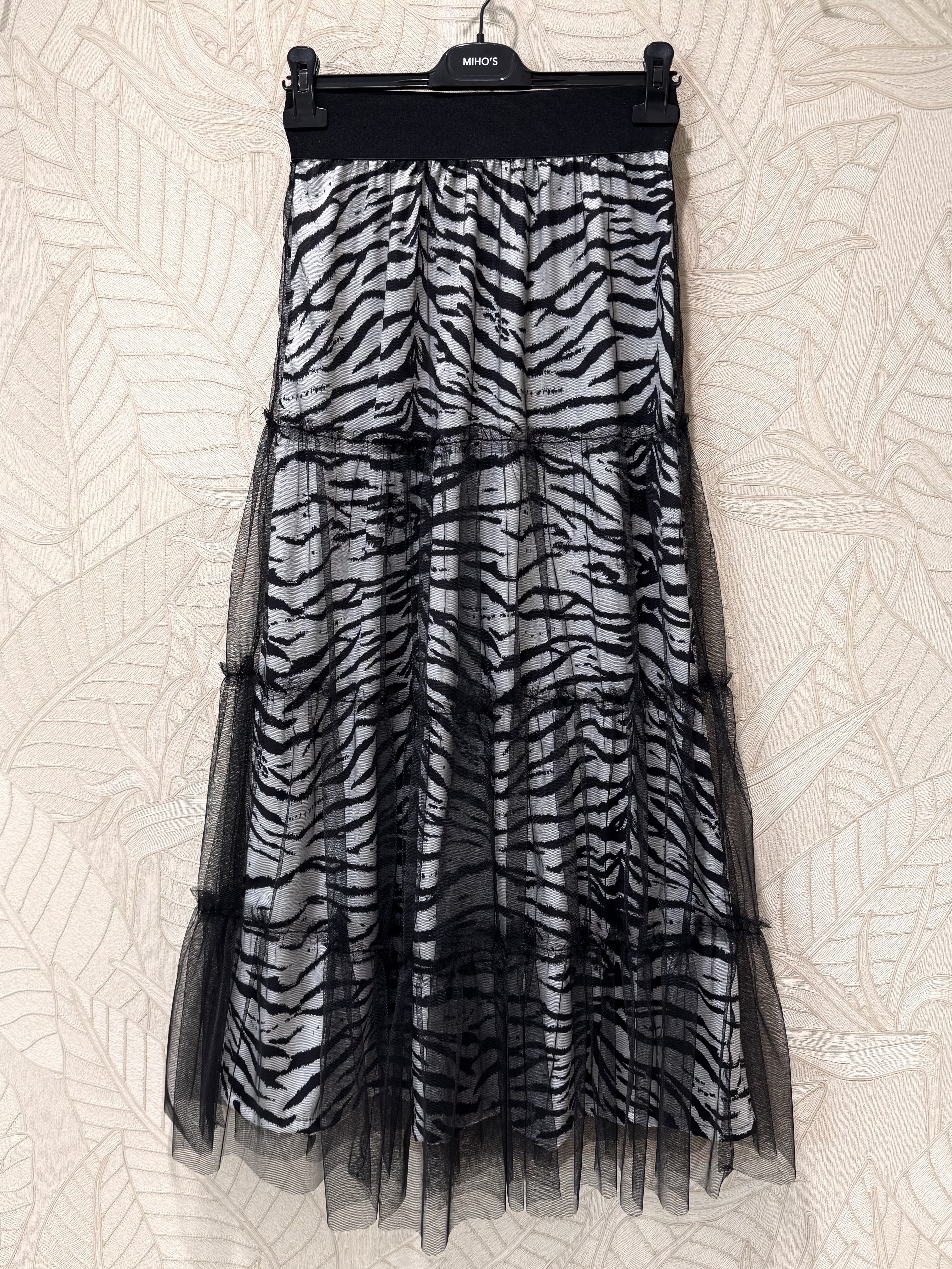 Pleated Flared Maxi Skirt
