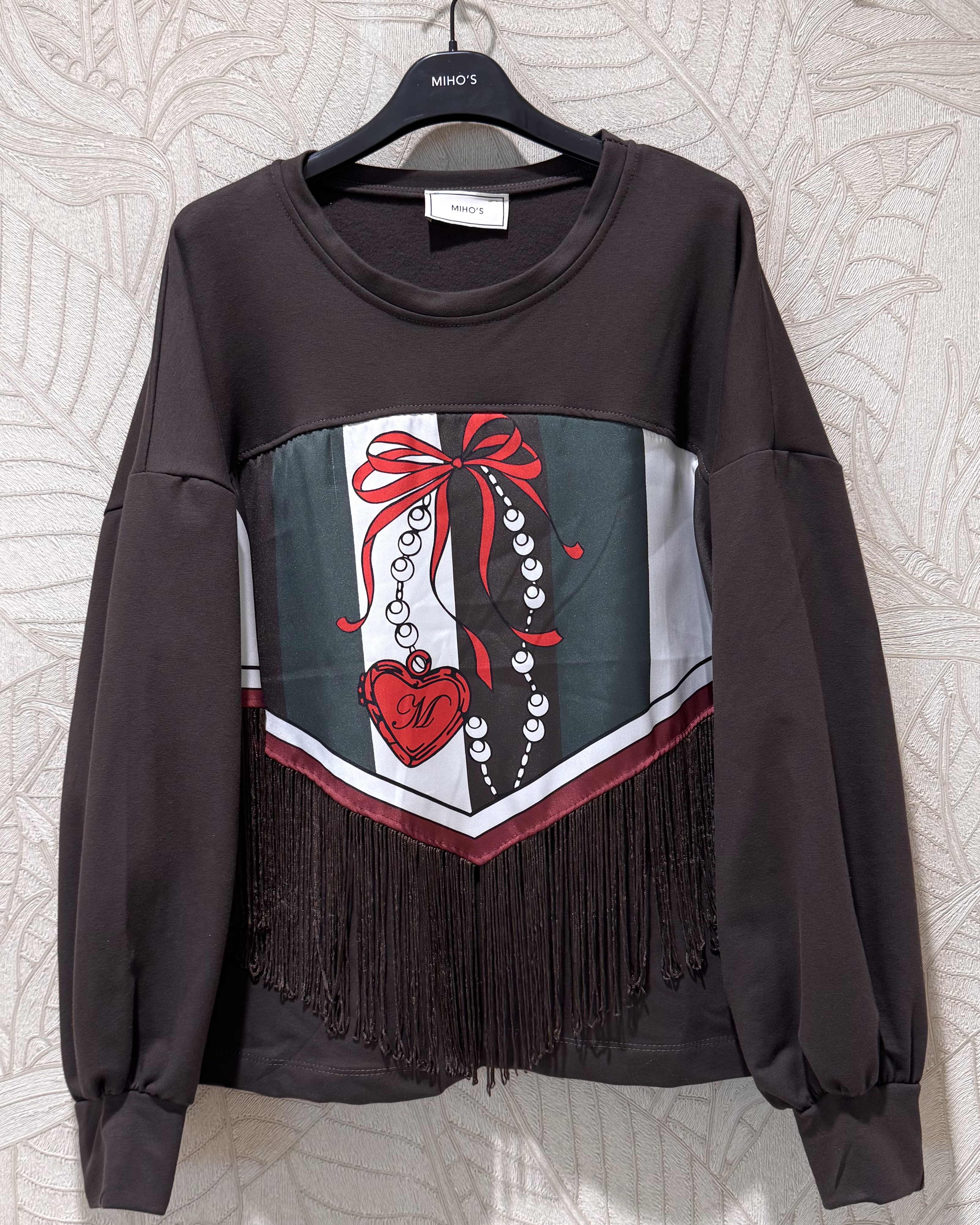 Relaxed Fringe Sweatshirt