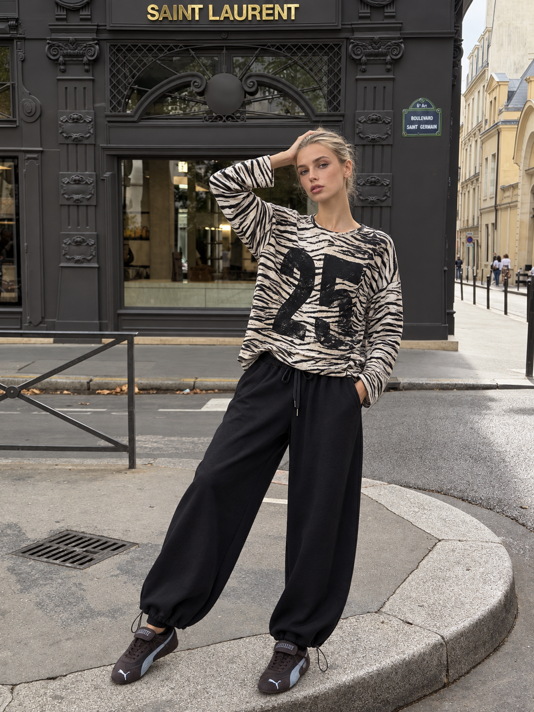 High‑Waist Jogger Pants