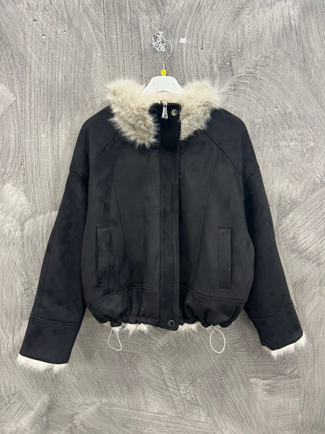 Cropped Collar Jacket