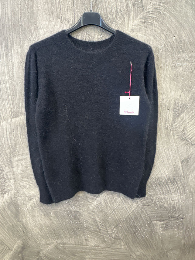 Plush Round‑Neck Sweater