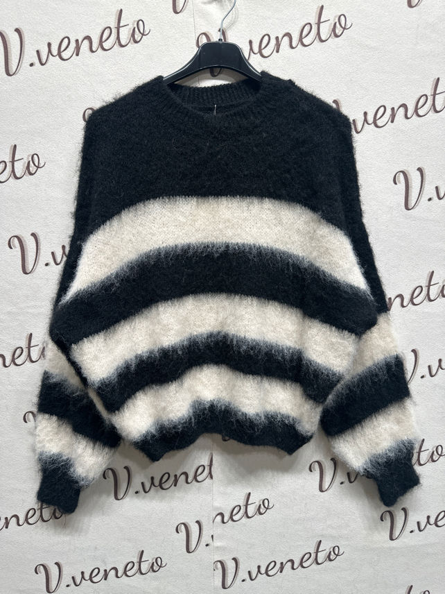 Oversized Striped Sweater