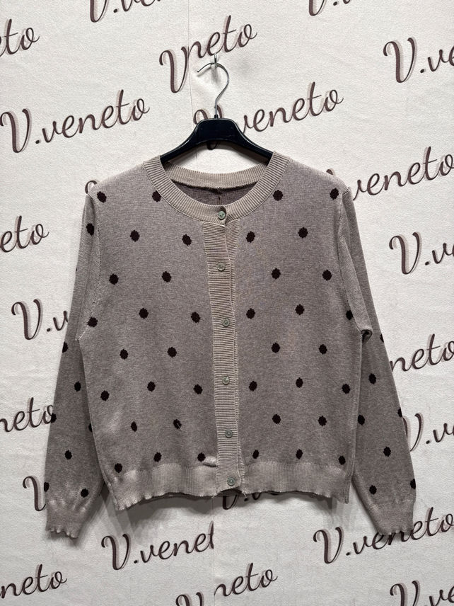 Polka-Dot Cardigan