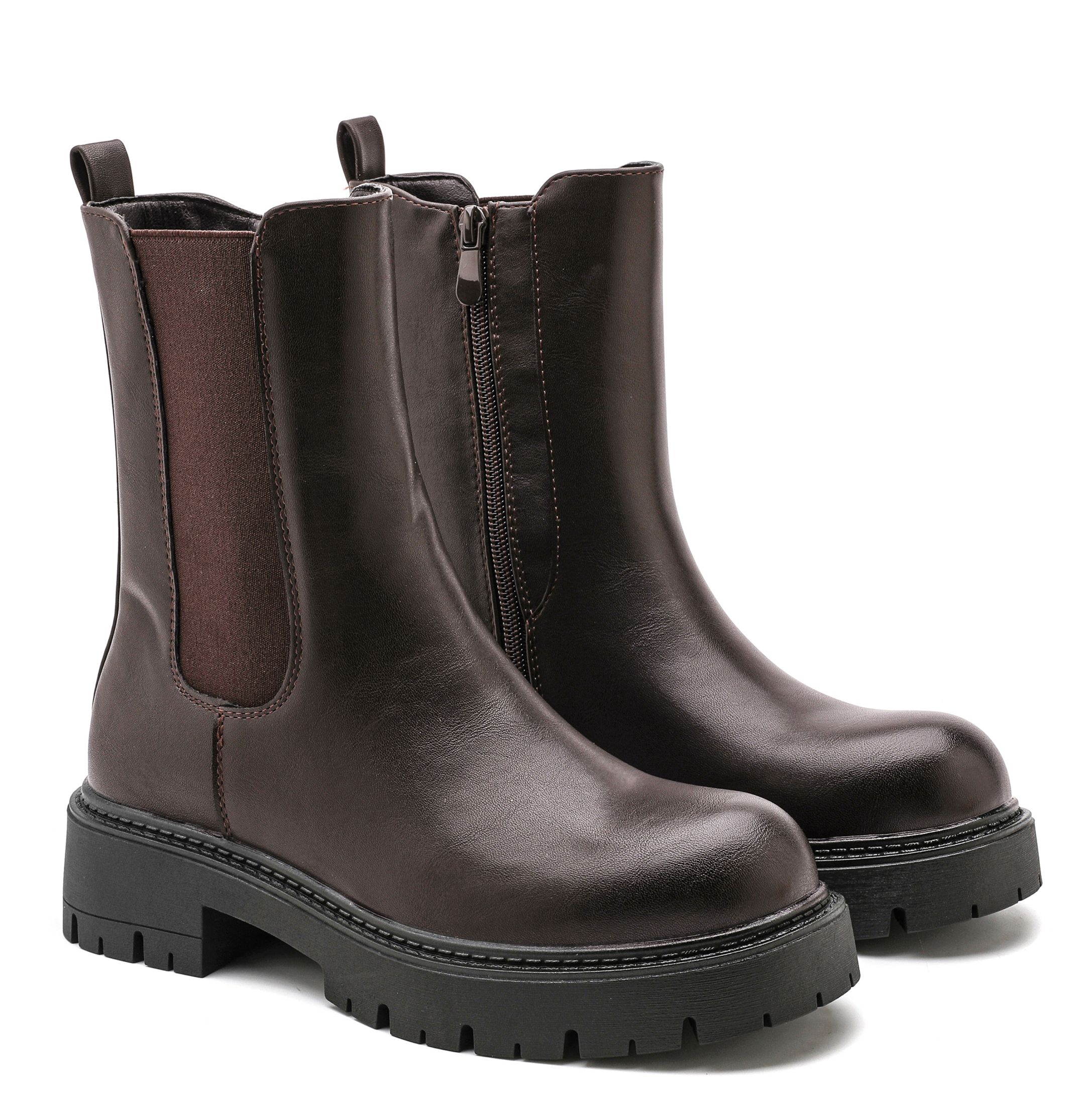 Chelsea Boots with Side Zip