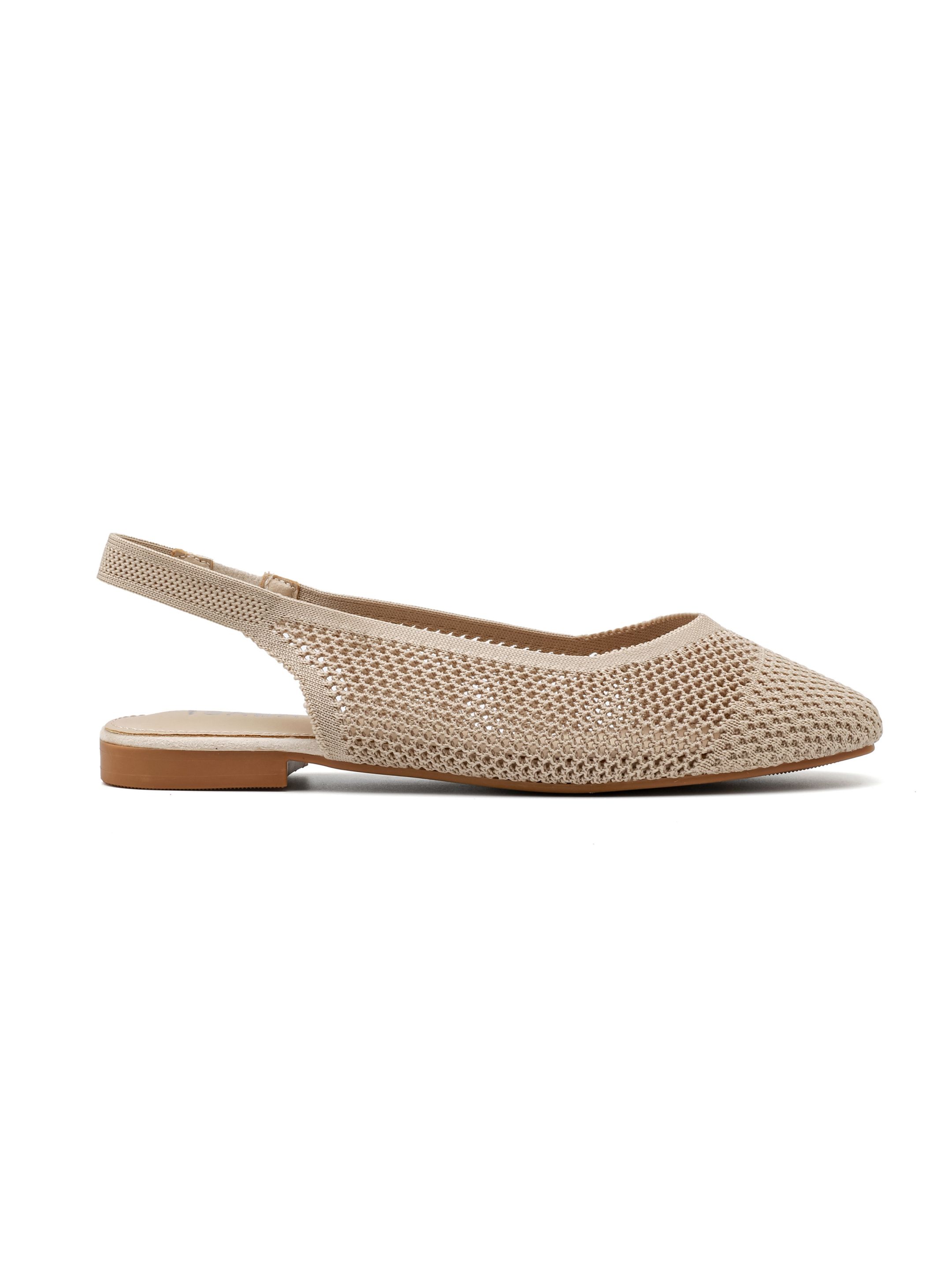 Open-Back Ajour Ballerinas