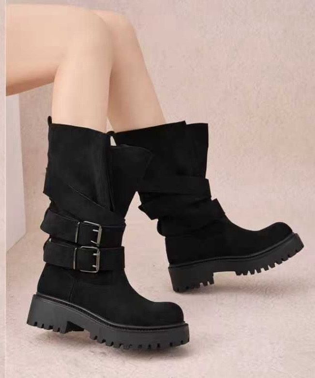 Buckle Worker Boots