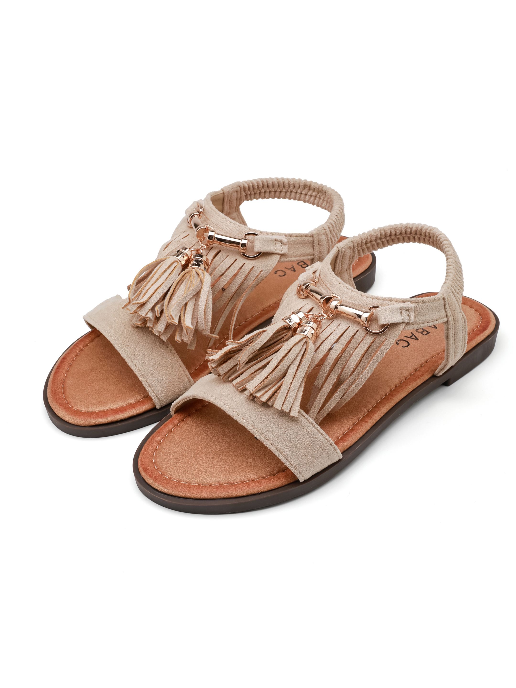 Flat Fringe Sandals