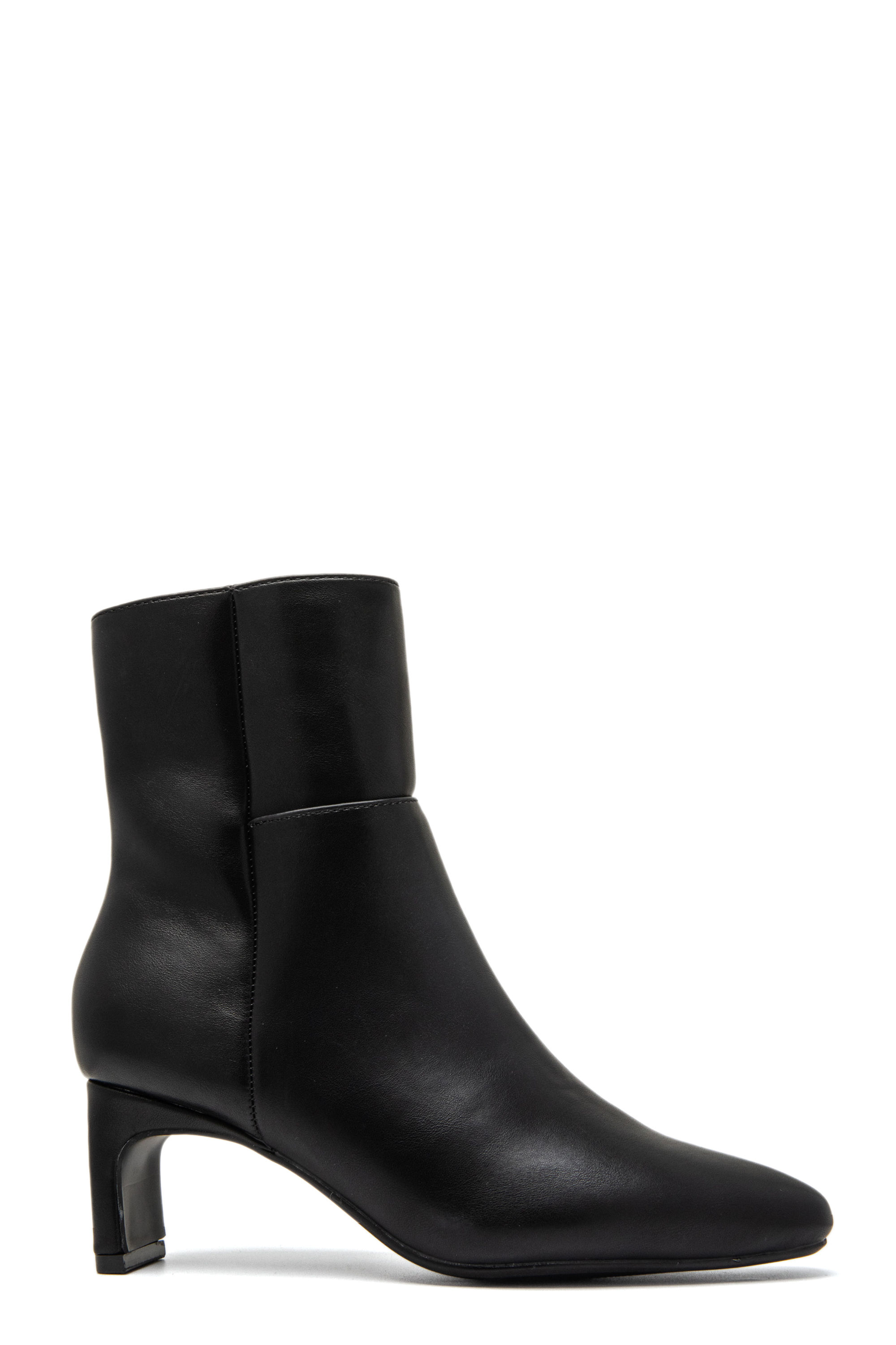 Pointed Block‑Heel Ankle Boots
