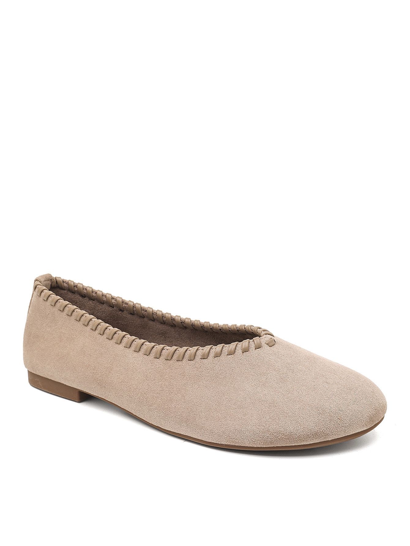 Braided-Trim Ballerinas