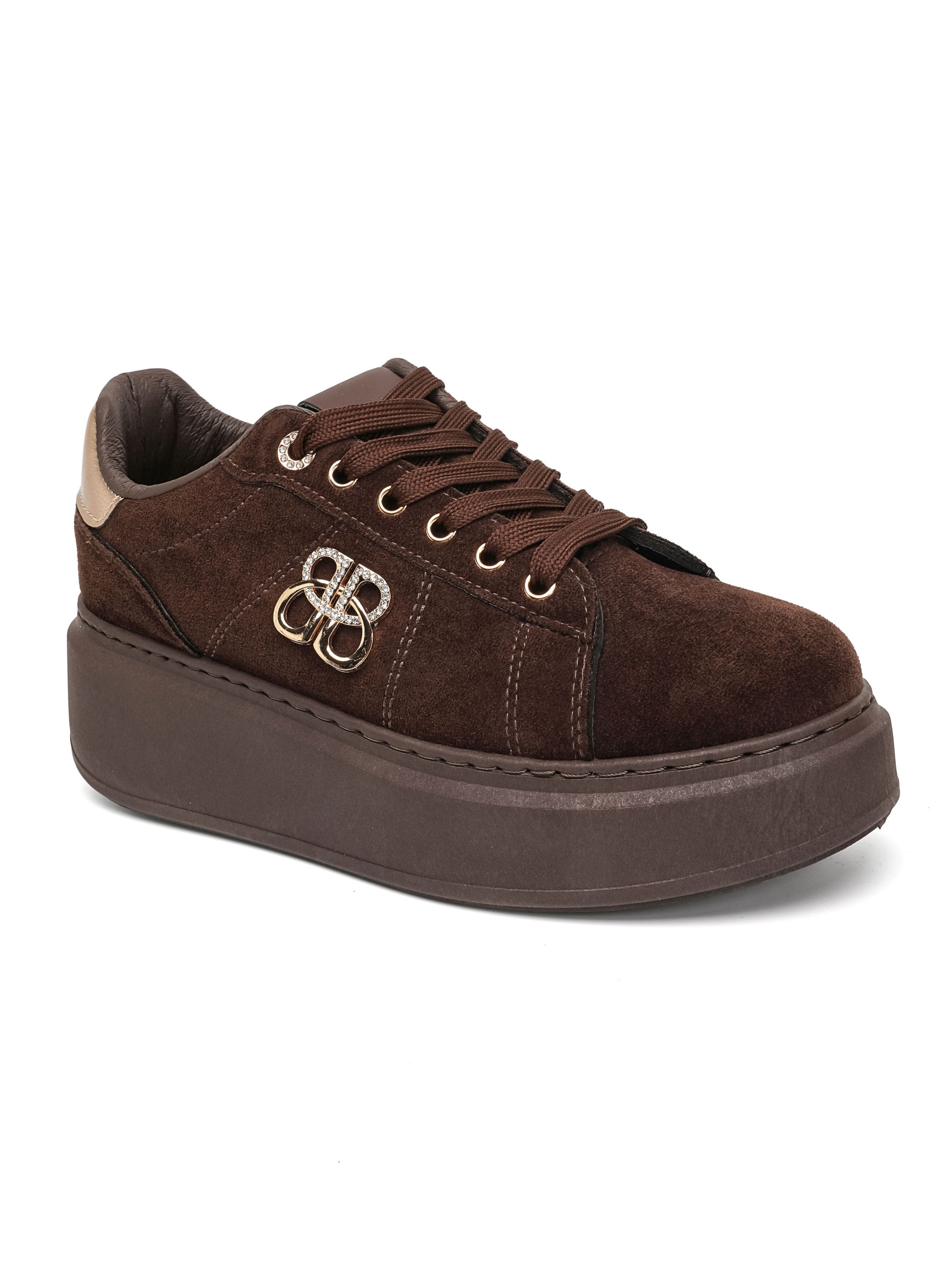 Suede Platform Sneakers