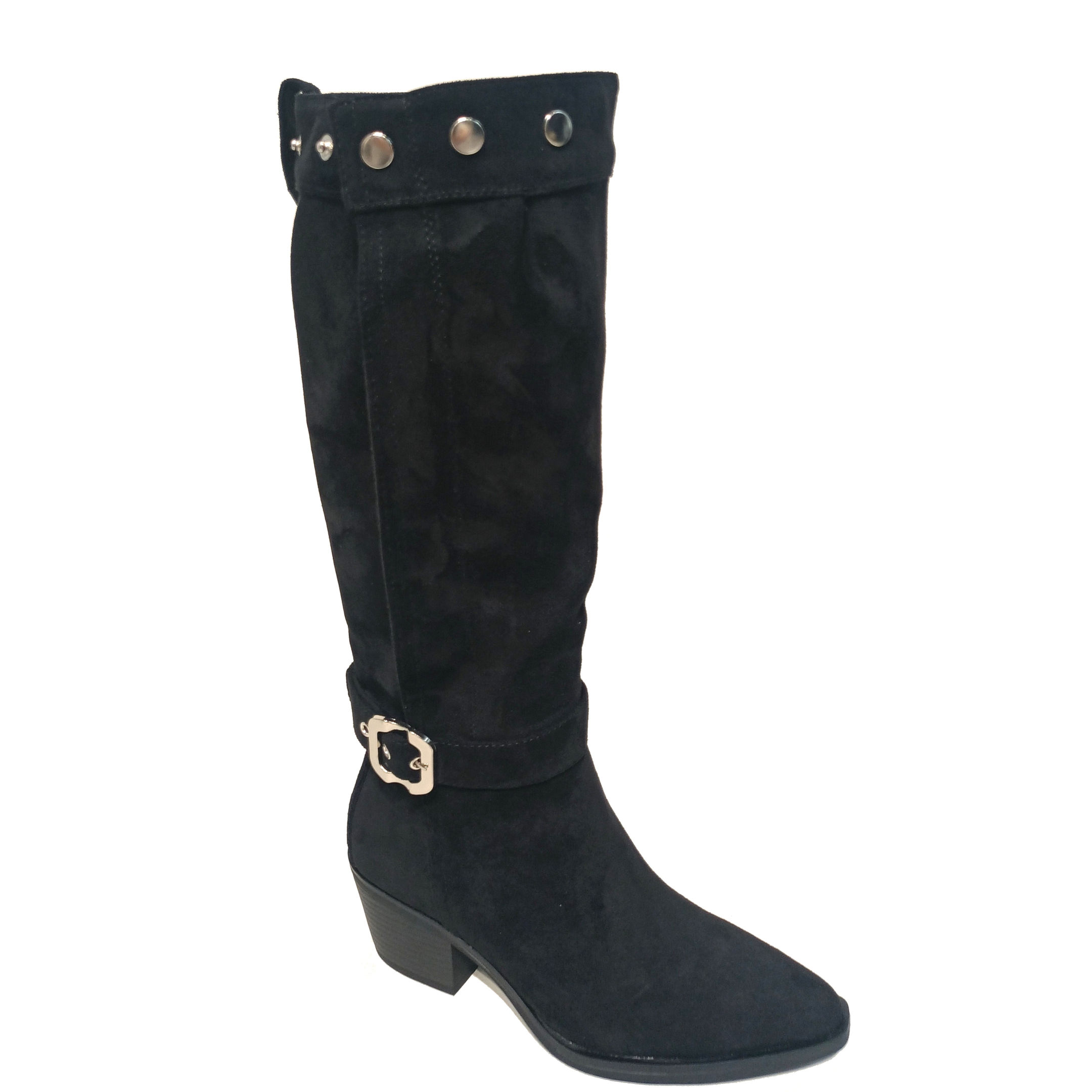 Over-the-Knee Boots with Studs