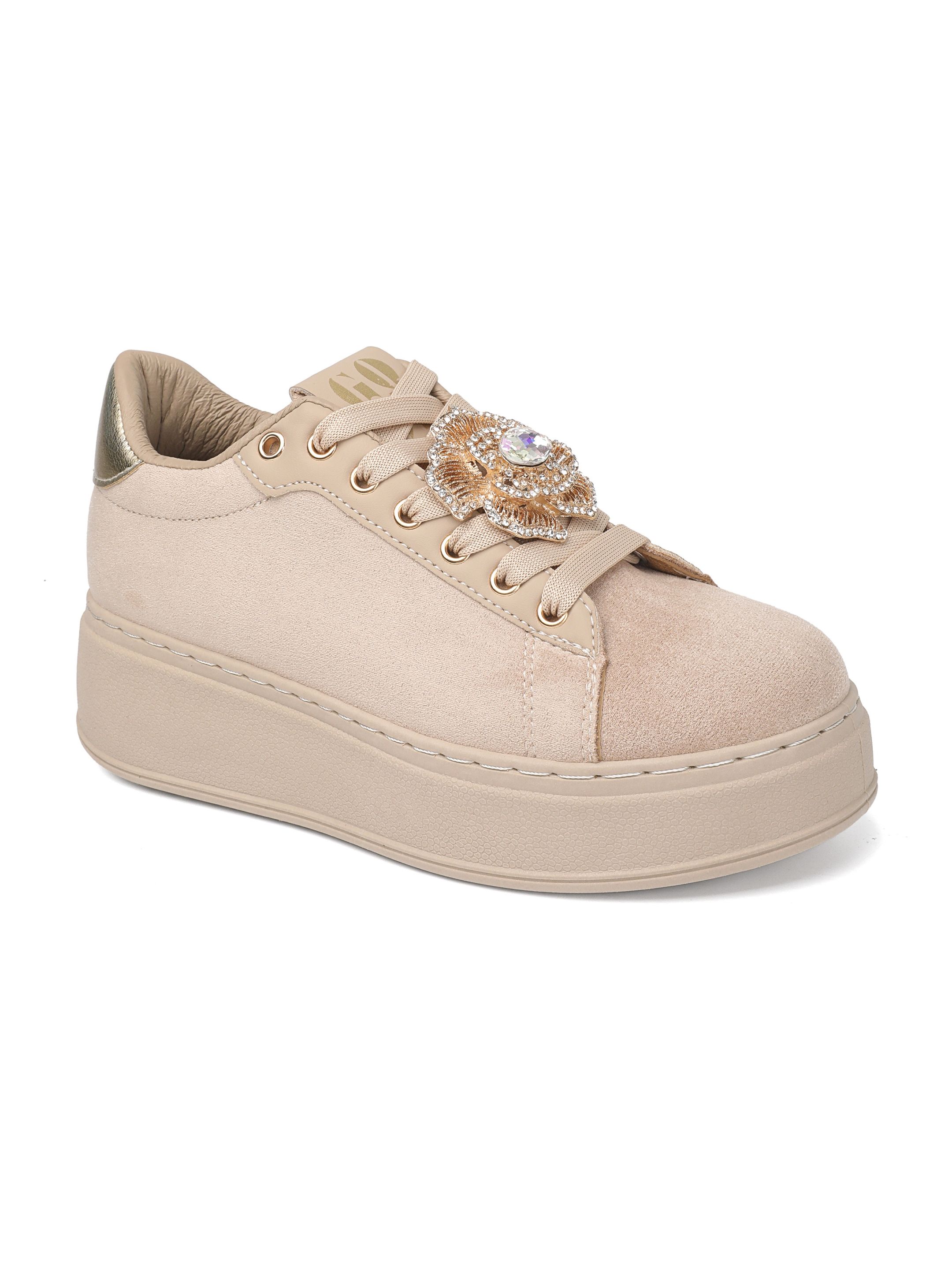 Platform Studded Sneakers