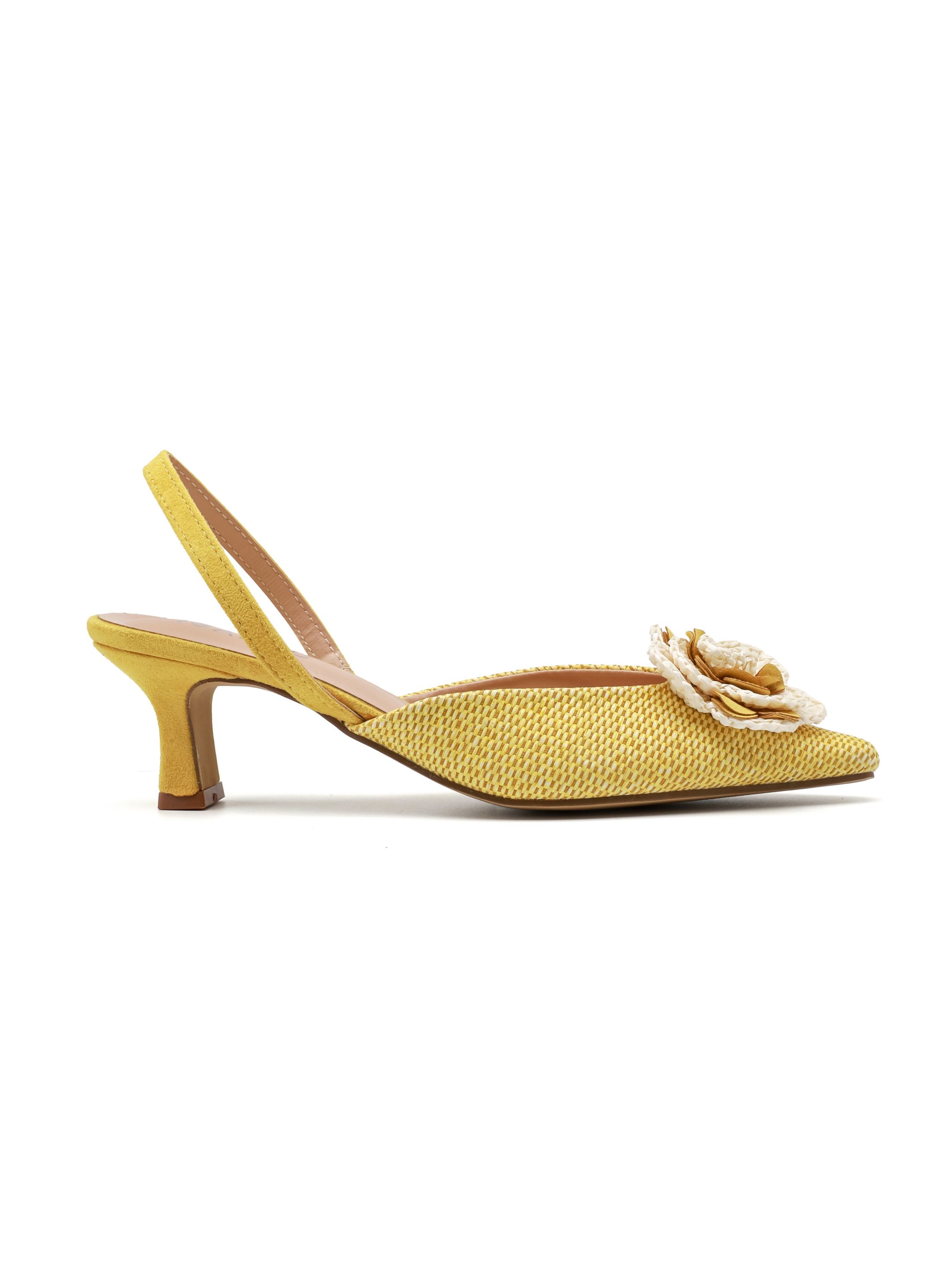 Plecrochet Slingback Pumps