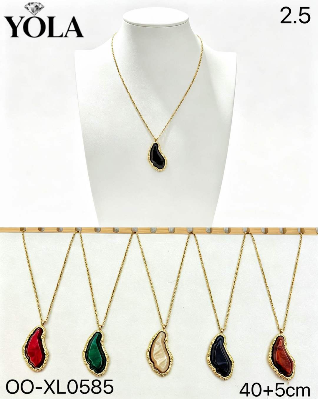 Teardrop Pendant Necklace
