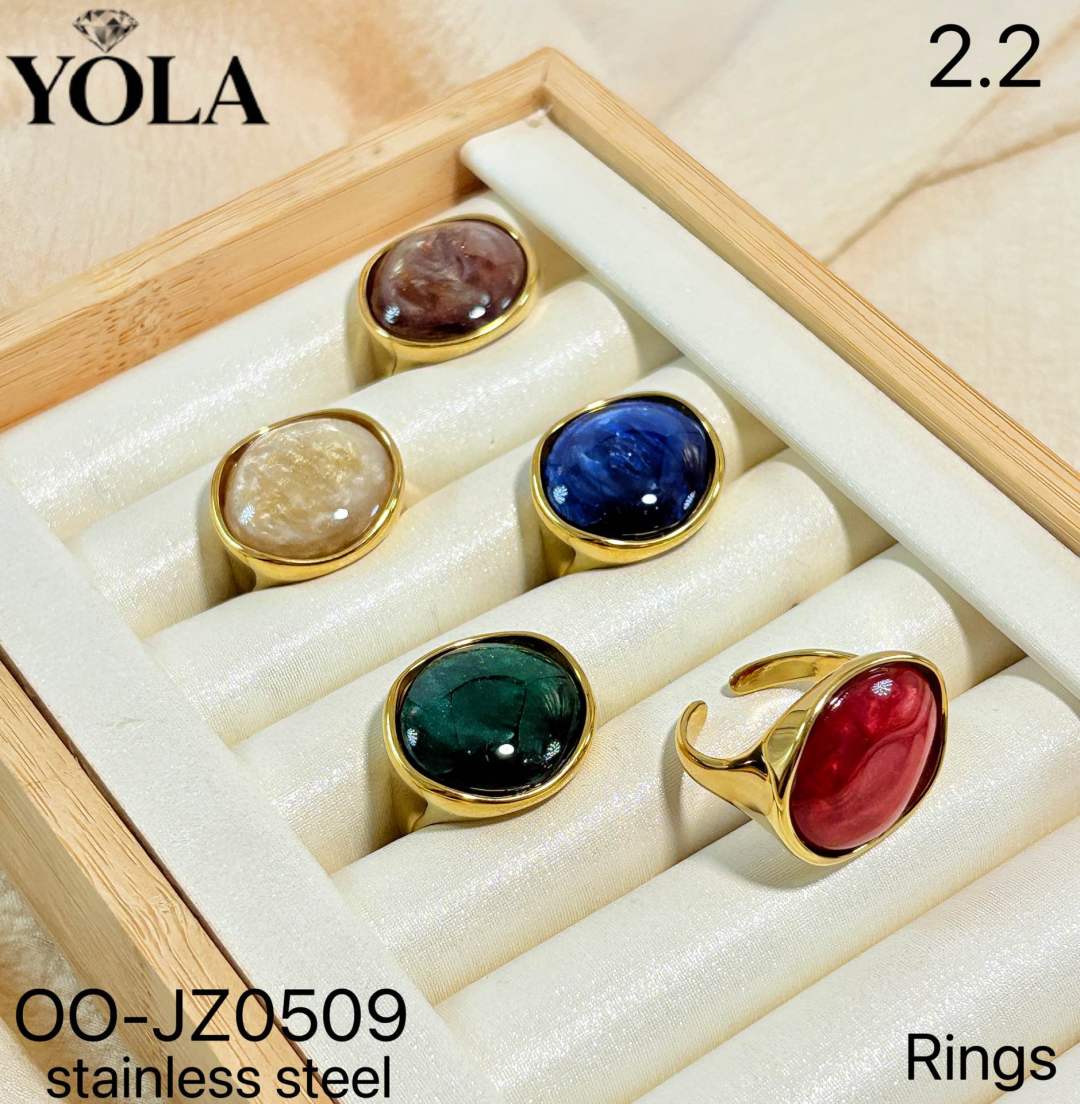 Oval-Set Ring
