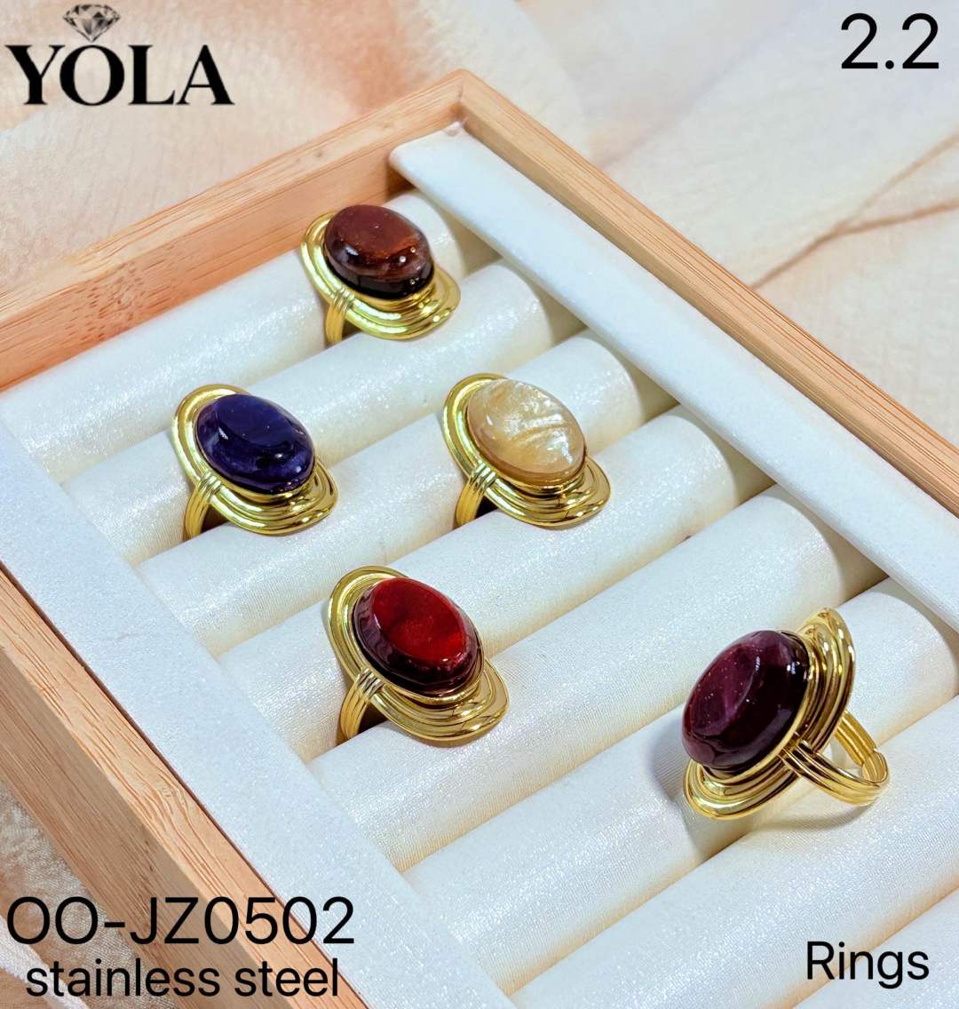 Ring with Oval Accent