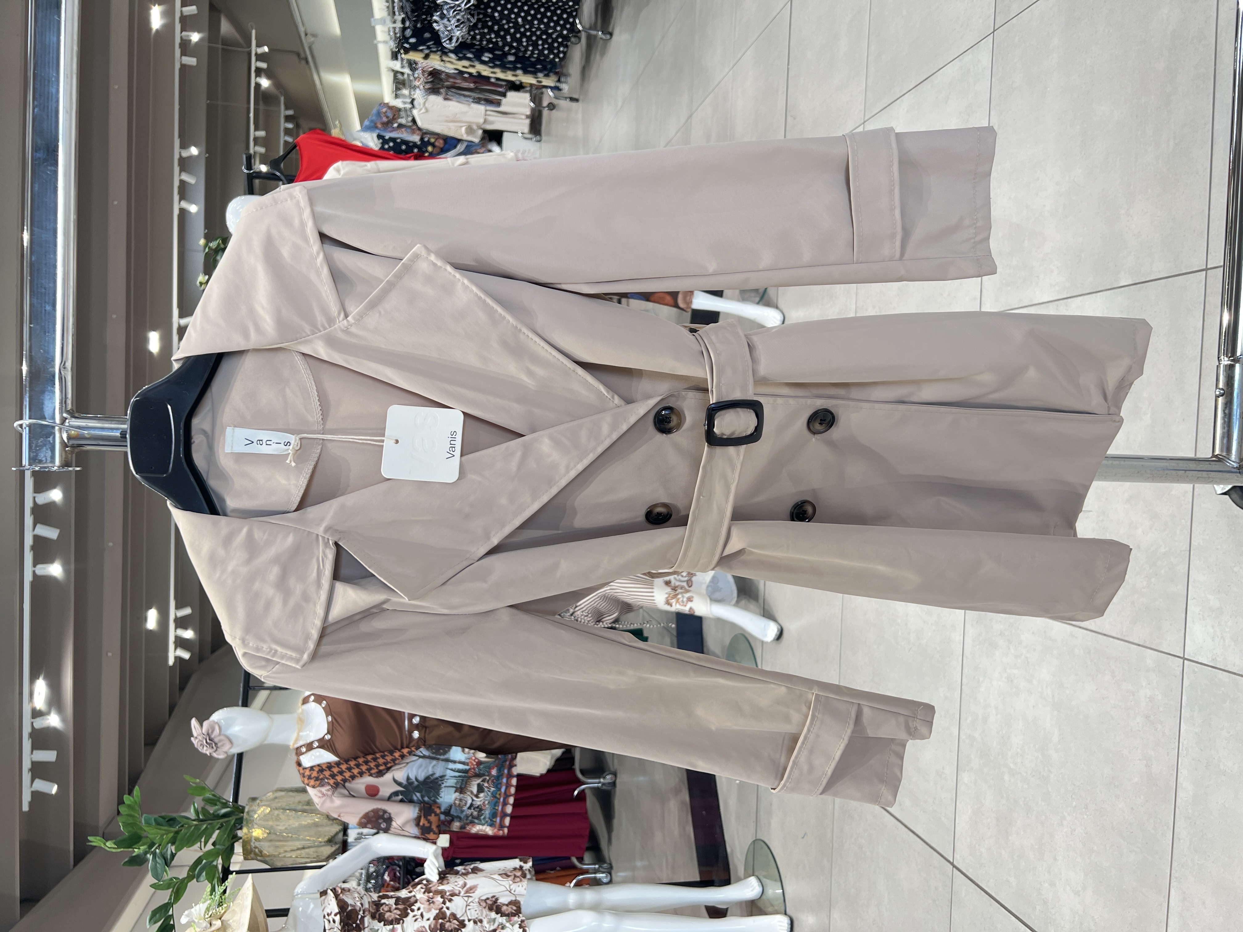 Double-Breasted Trench Coat