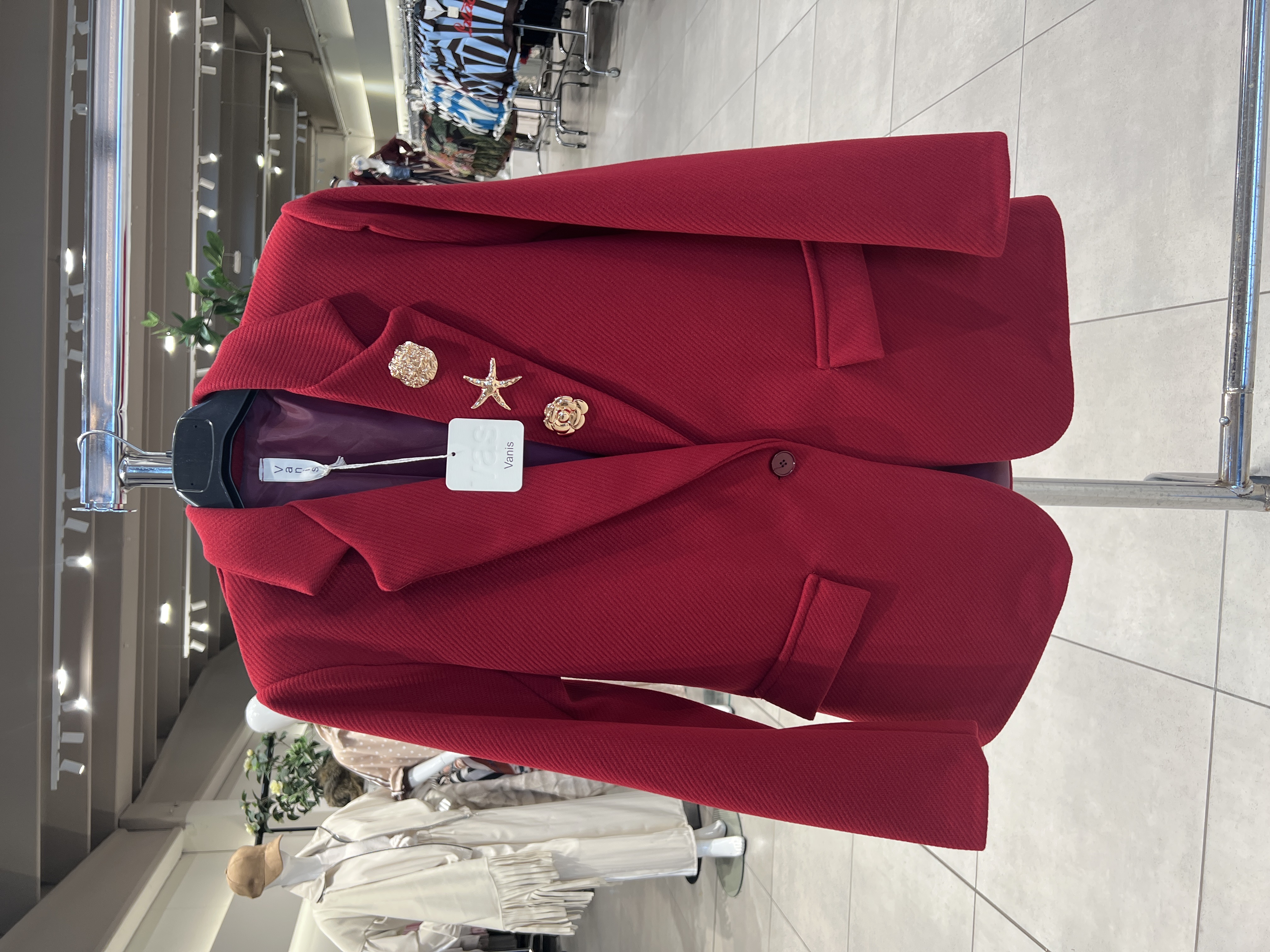 Extended Blazer with Lapels