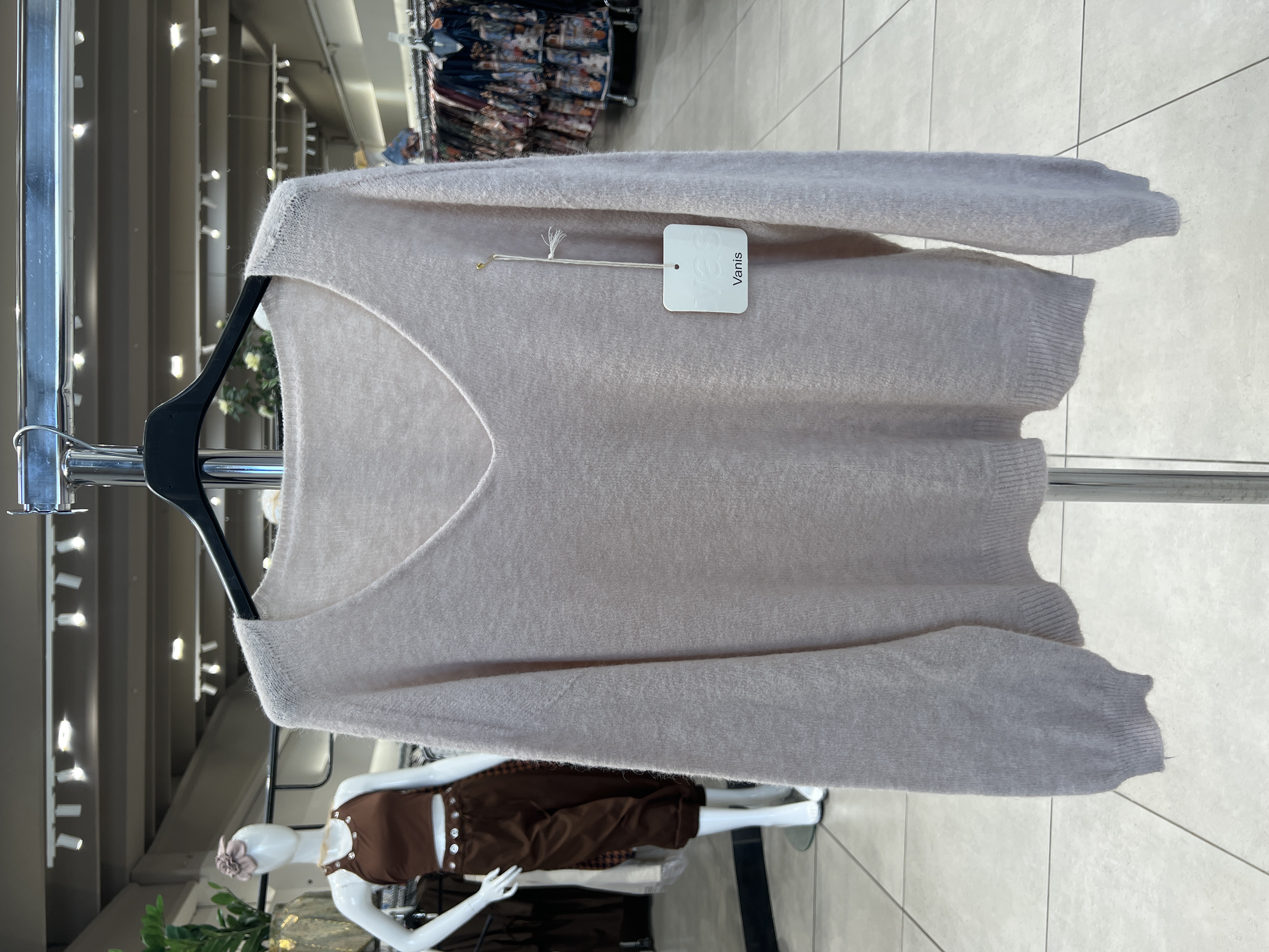 V-Neck Straight-Fit Sweater