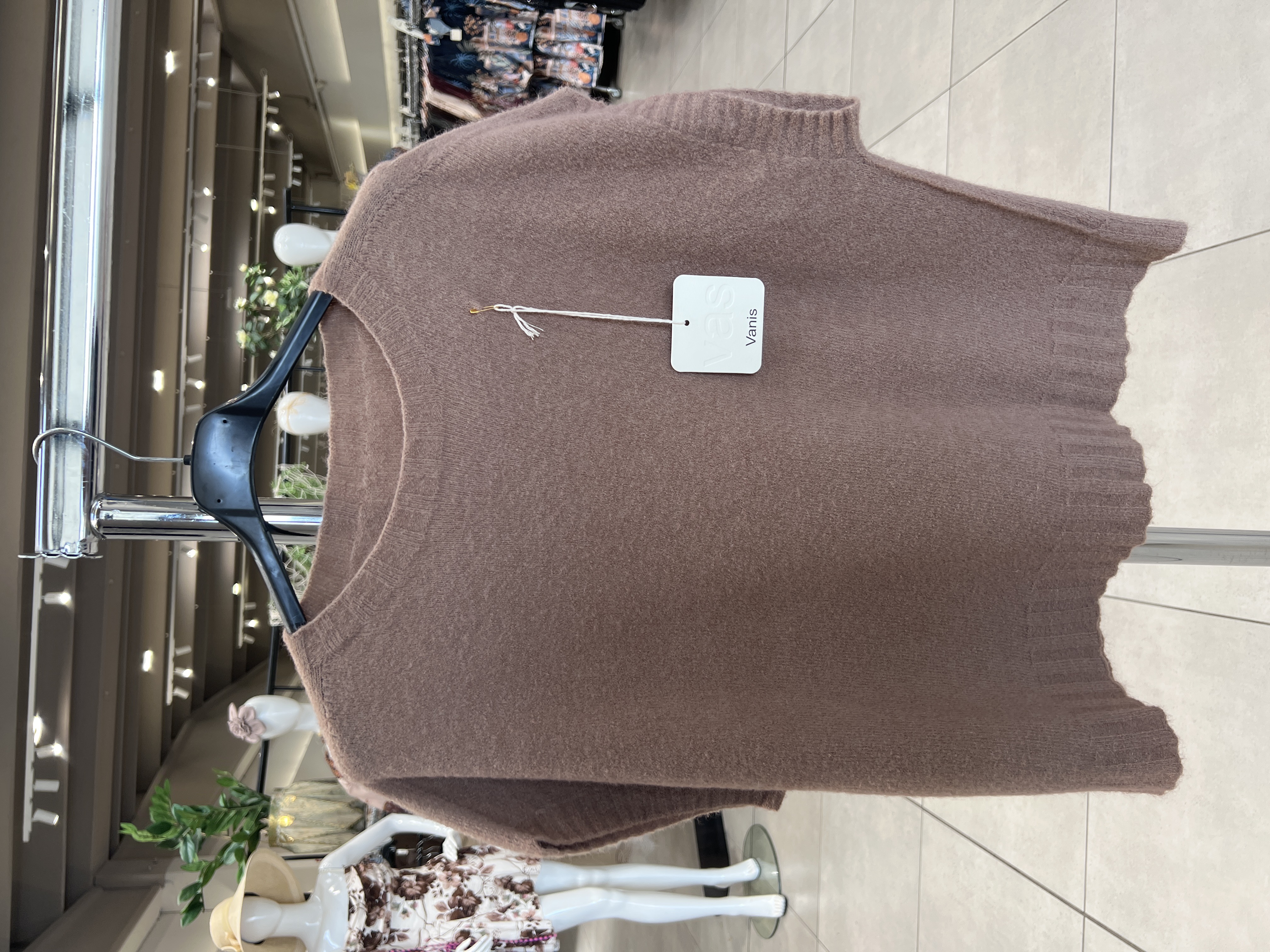 Cropped Raglan Sweater