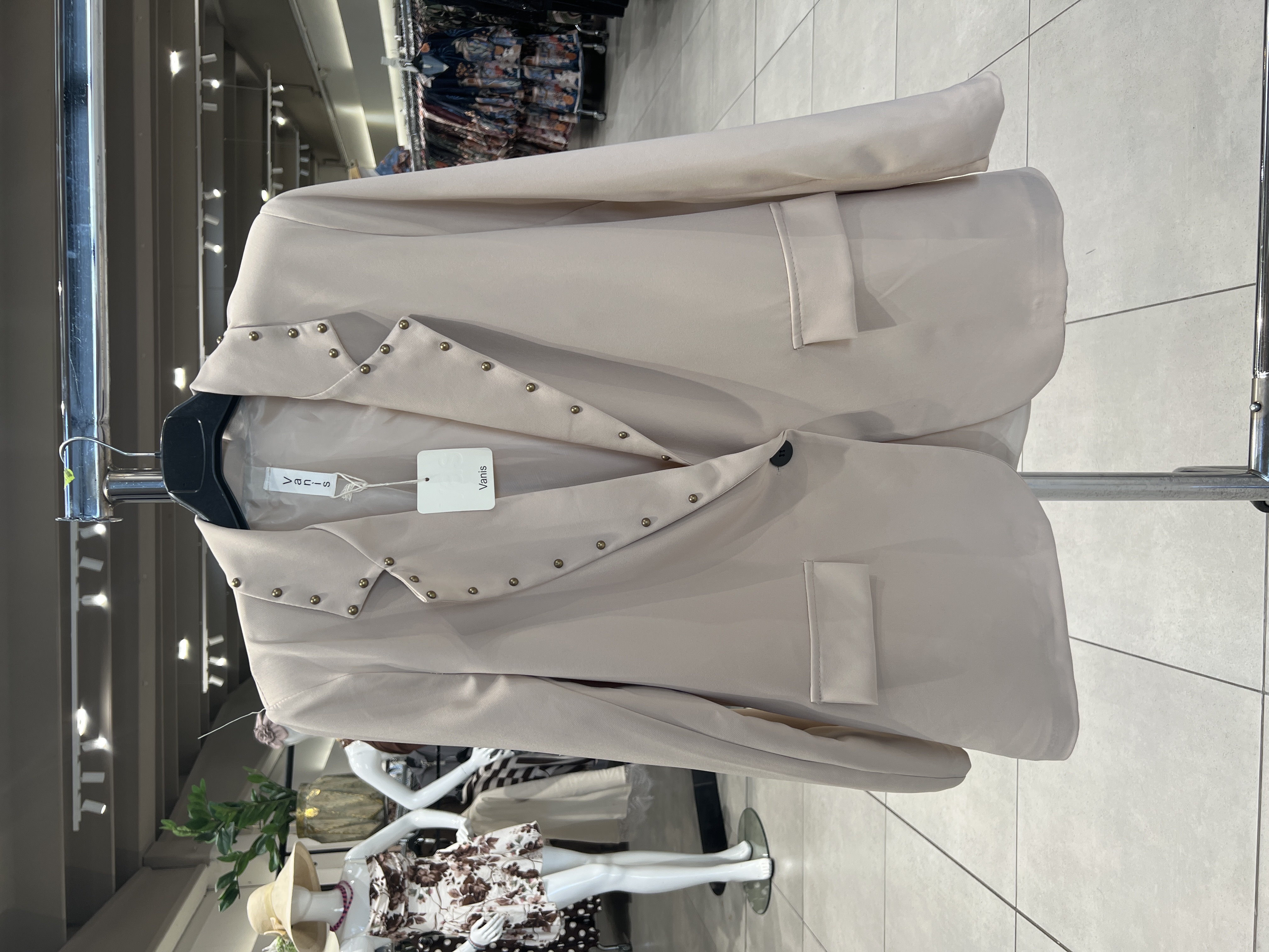 Tailored Hip-Length Blazer