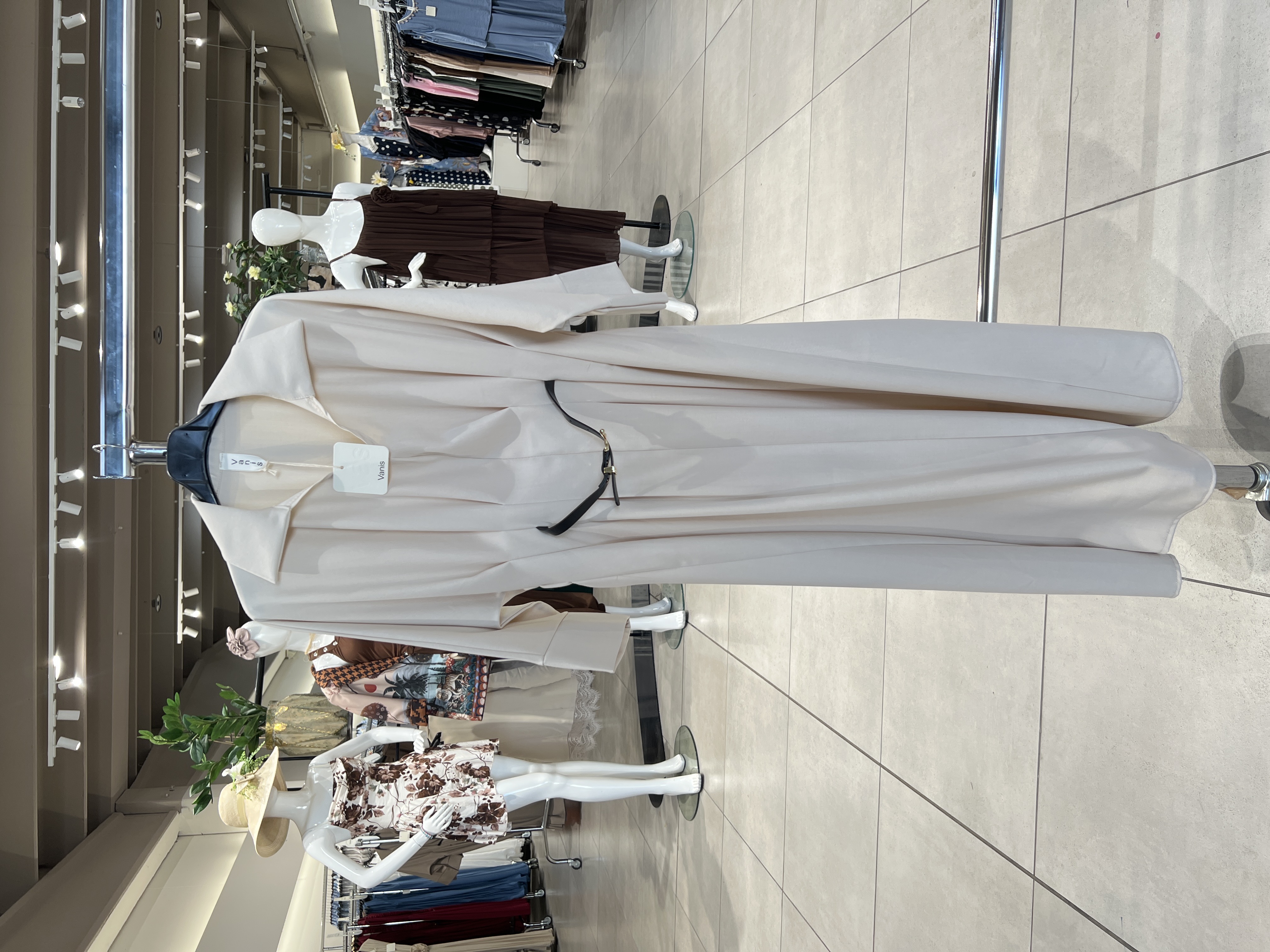 Maxi Shirt Dress with Belt