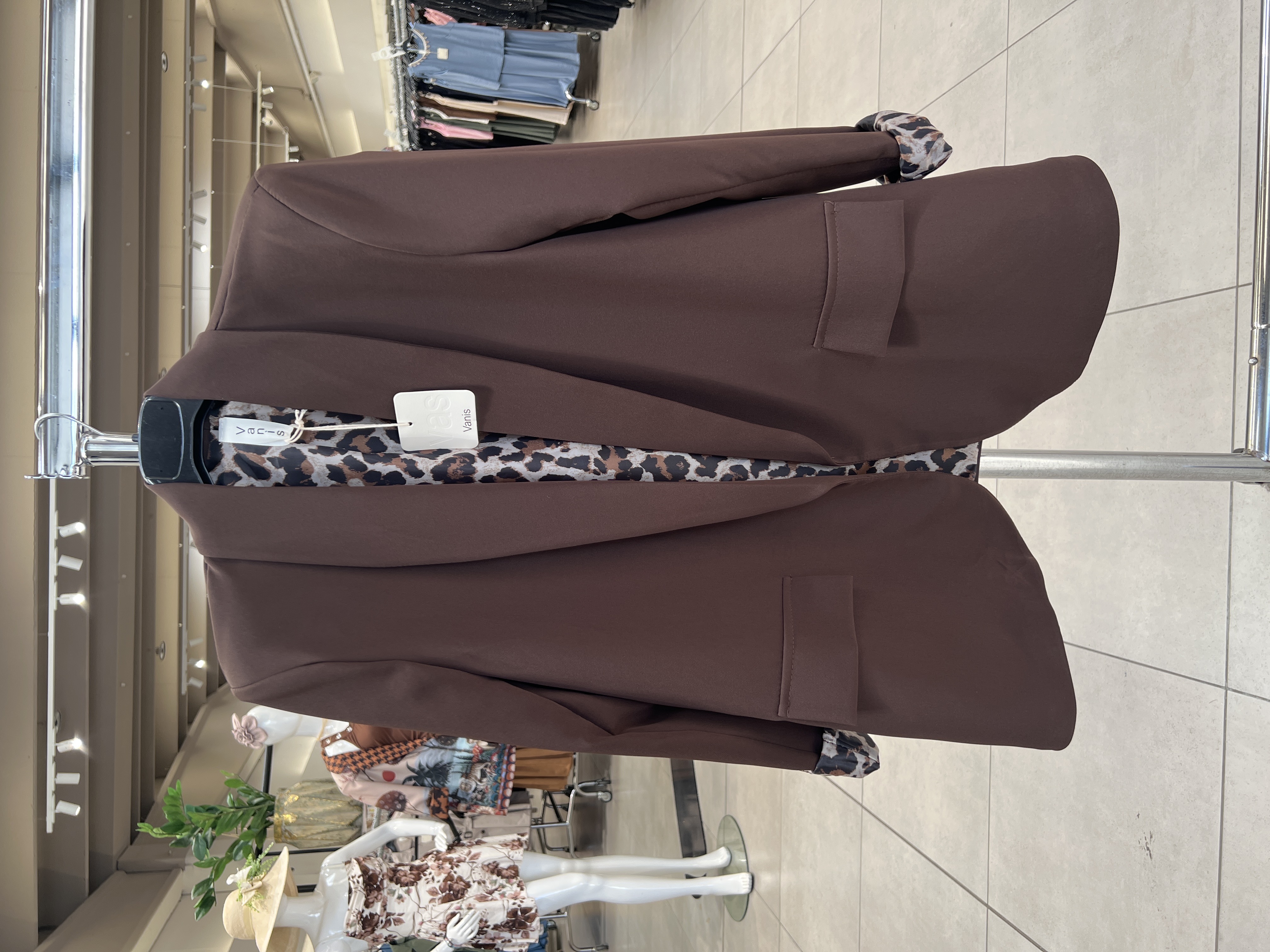 Tailored Hip-Length Blazer