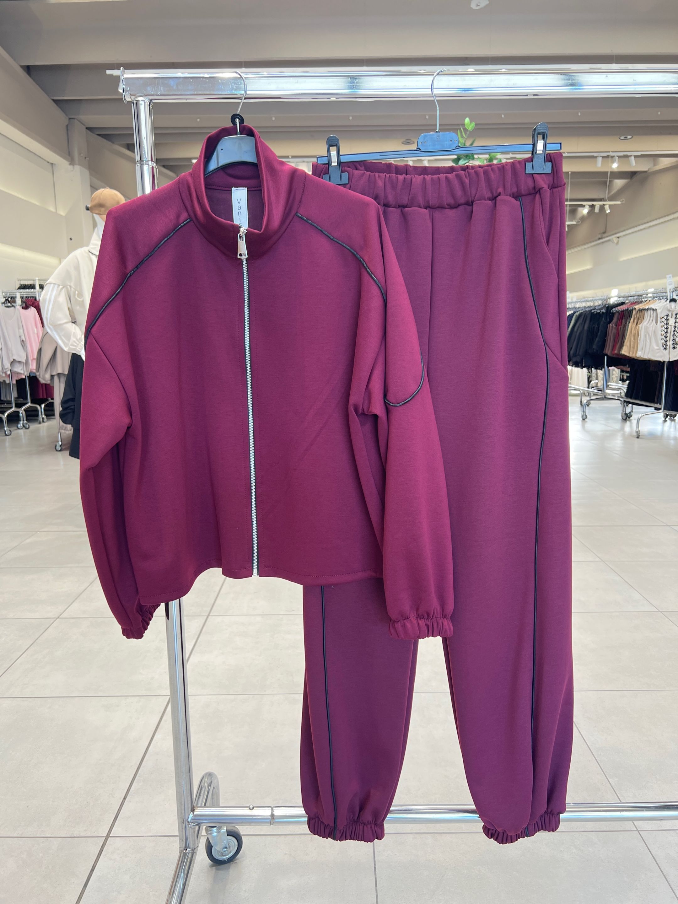 Jogger Set with Funnel Neck