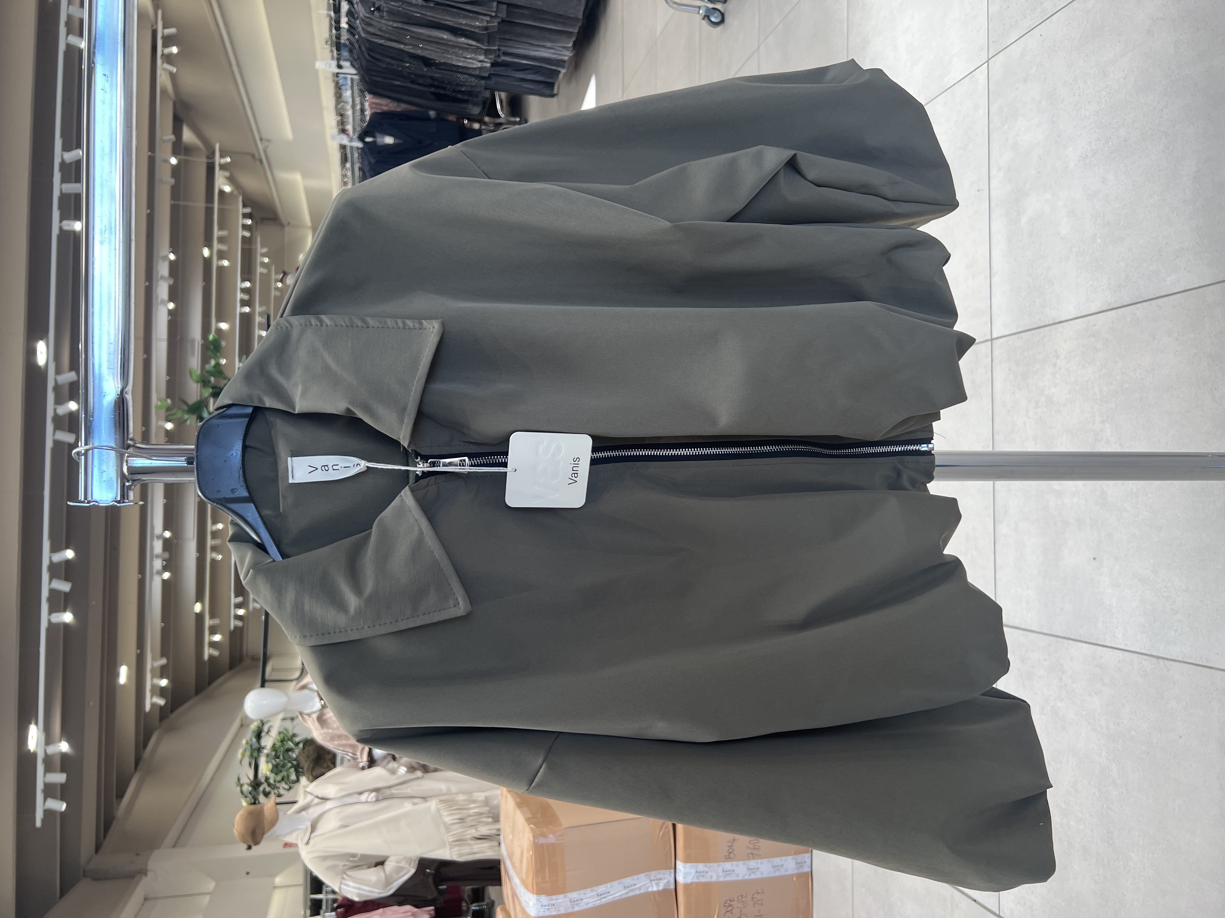 Oversize Jacket with Collar