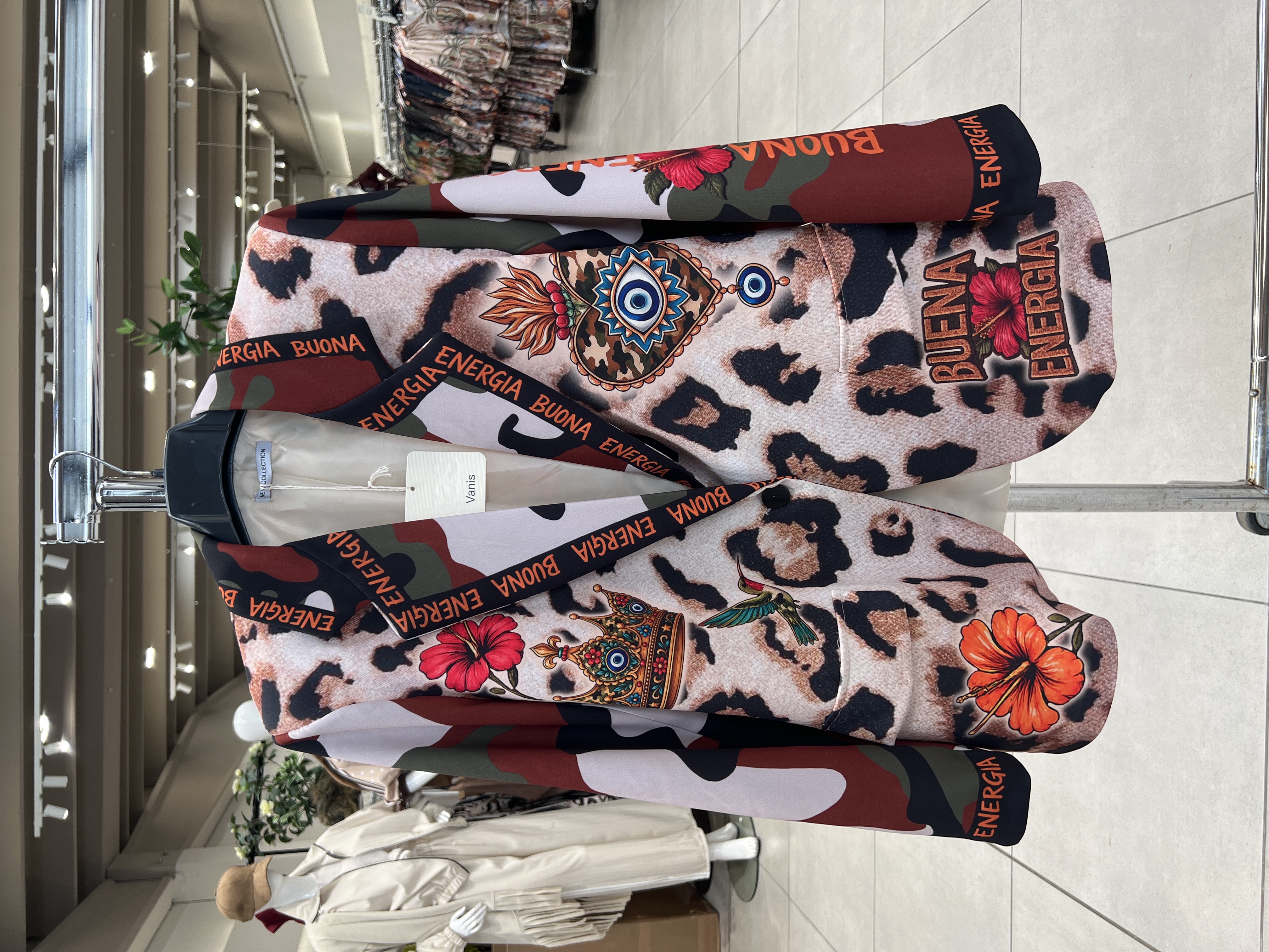 Long Tailored Jacket with Lapels
