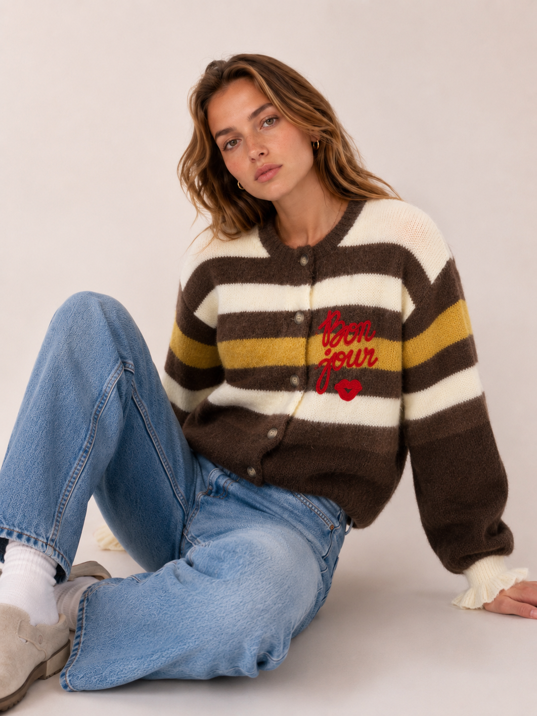 Oversized Hip-Length Cardigan