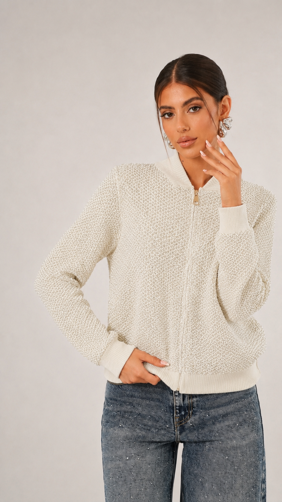 Collared Cardigan